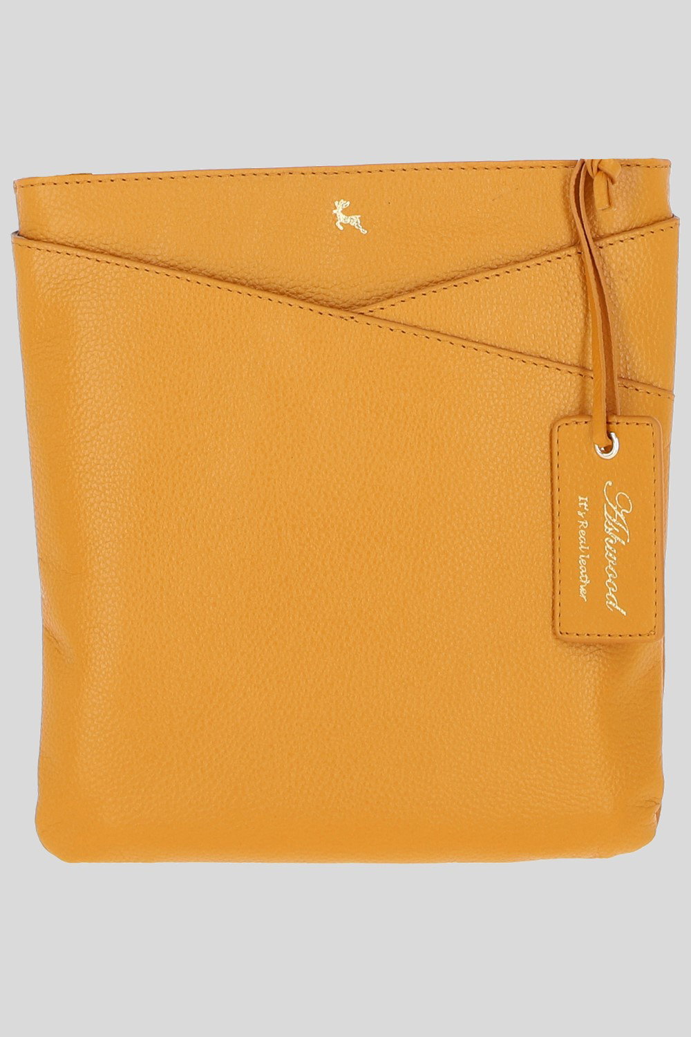 Ochre 'Curvo' Real Leather Crossbody Bag, Image 1 of 4