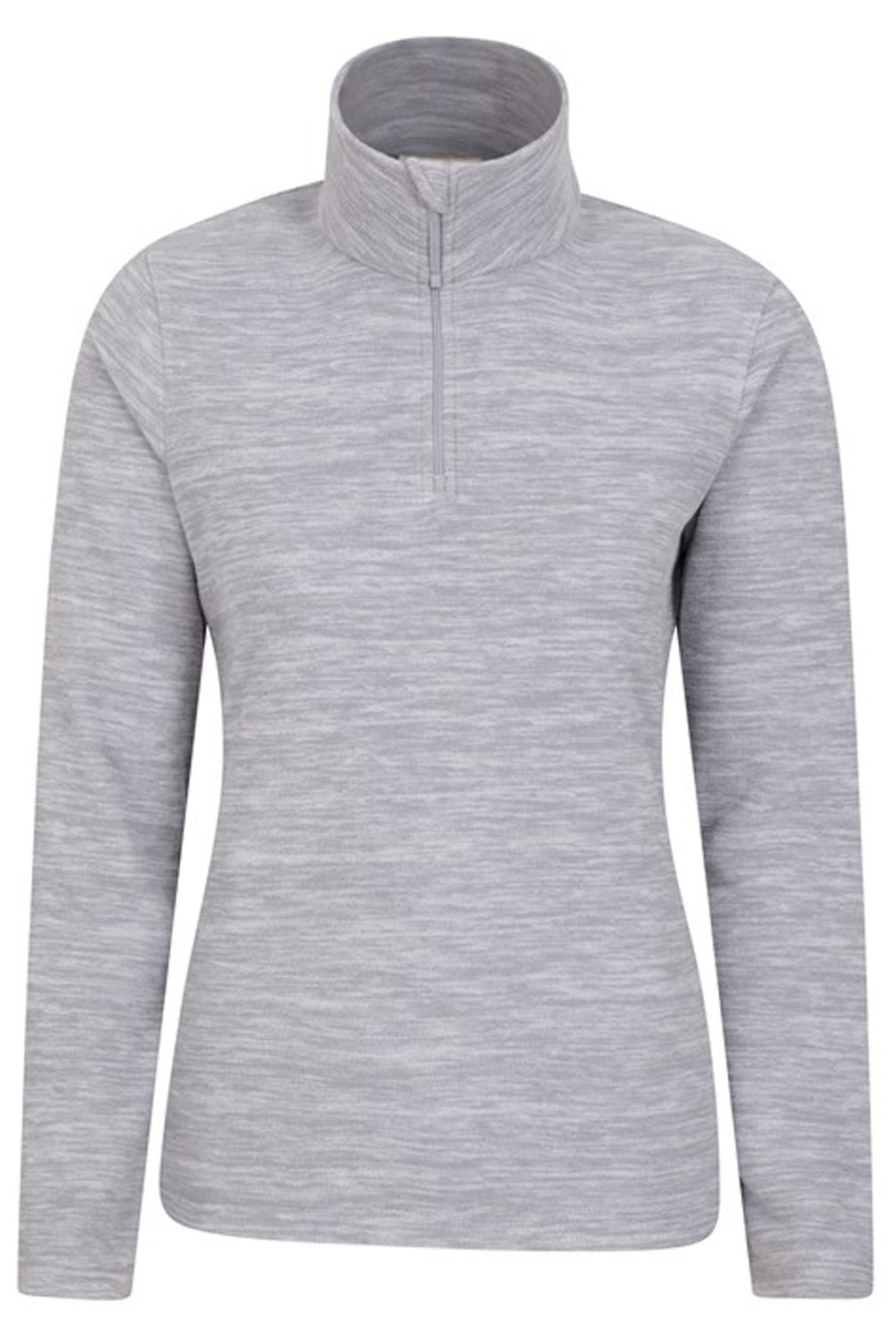 Grey Snowdon Melange Fleece Top, Image 1 of 4