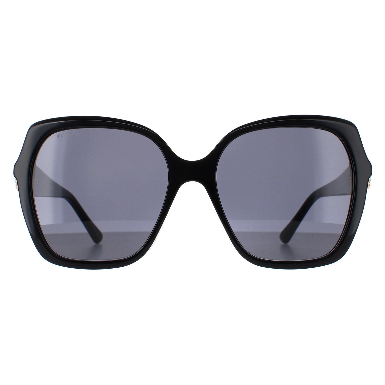 Black Jimmy Choo Black Square Black Grey Blue MANON/G/S, Image 1 of 4