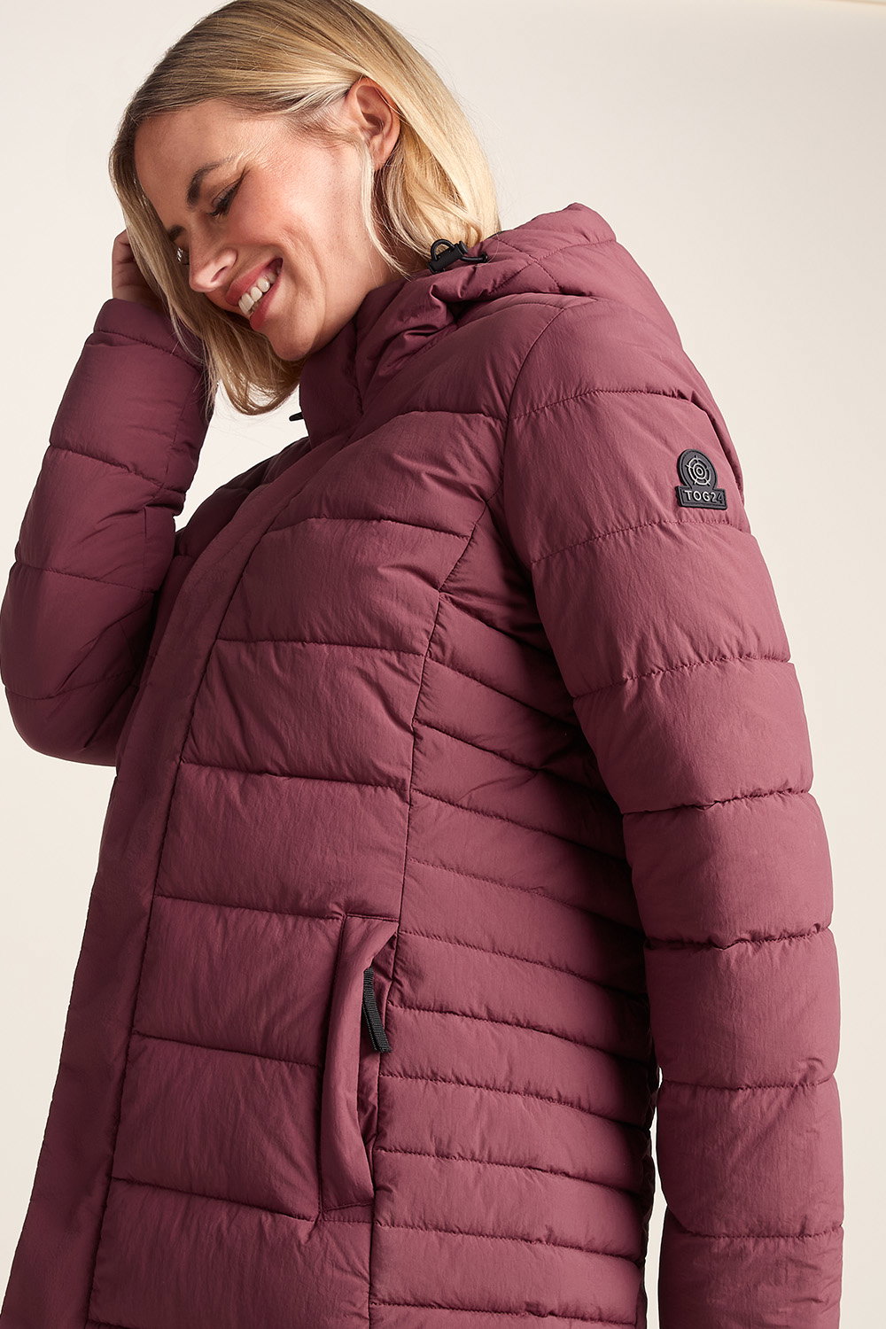Burgundy Sleight Short Insulated Parka, Image 2 of 6