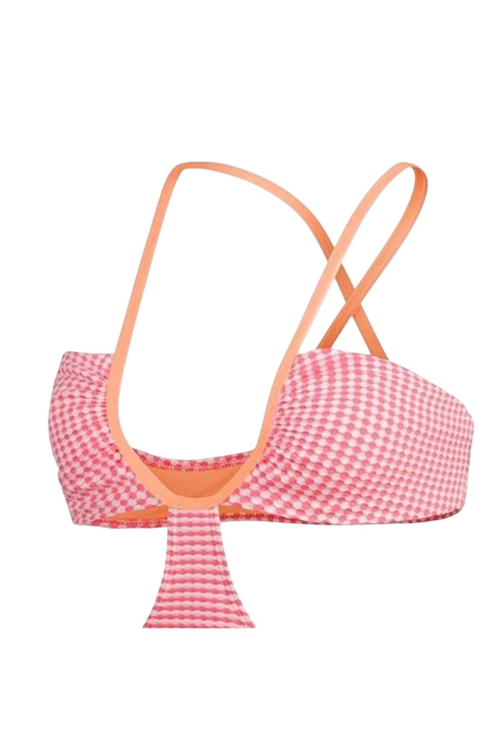 Light Pink Gingham One Piece Swimsuit, Image 3 of 4