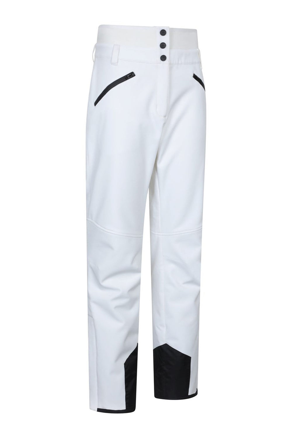 White Avalanche RECCO High Waist Ski Trousers, Image 4 of 5
