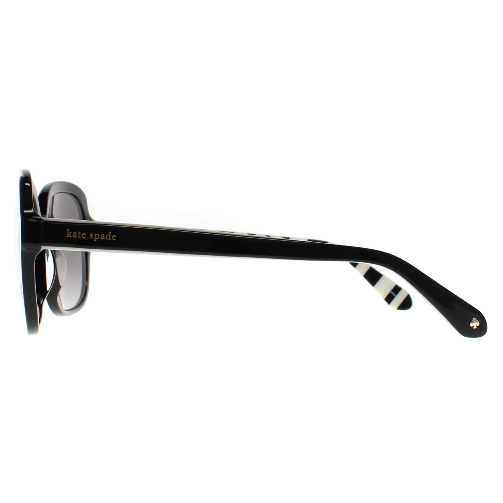 Black Kate Spade Black Square Black Grey Gradient Polarized Babbette/G/S, Image 3 of 4