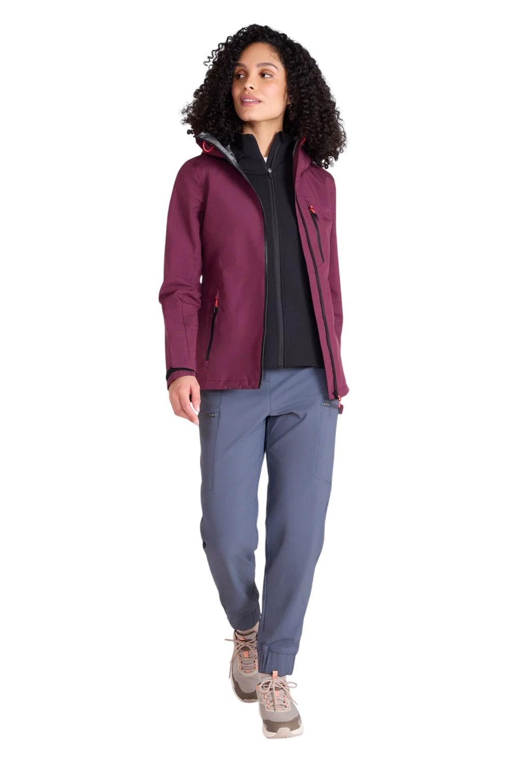 Raspberry Bachill 3 Layer Waterproof Jacket, Image 6 of 6
