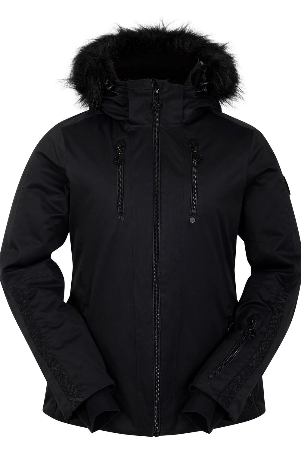 Black Frenzied Ski Jacket, Image 1 of 4