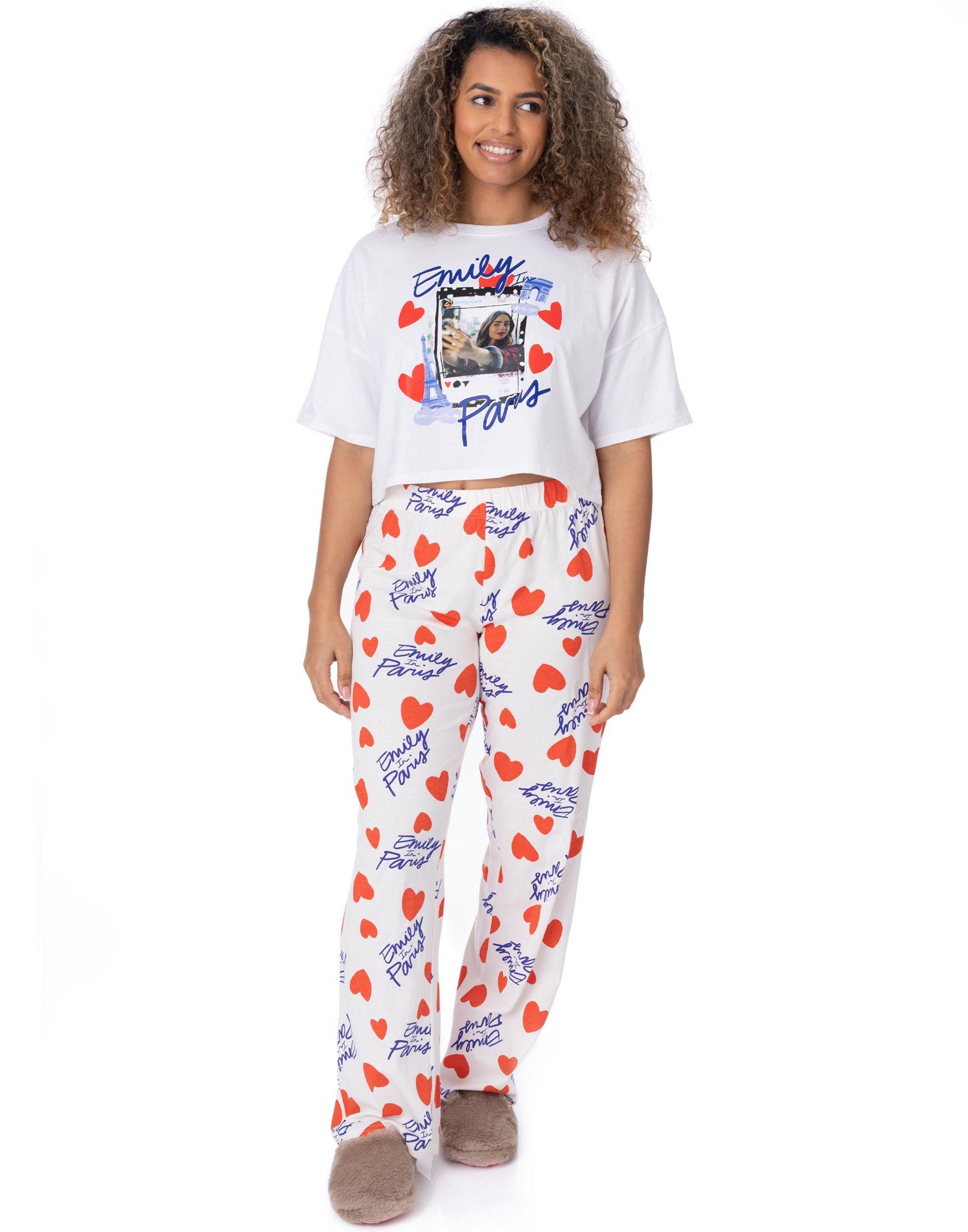 Multi Emily In Paris Ladies Pj Set, Image 1 of 6