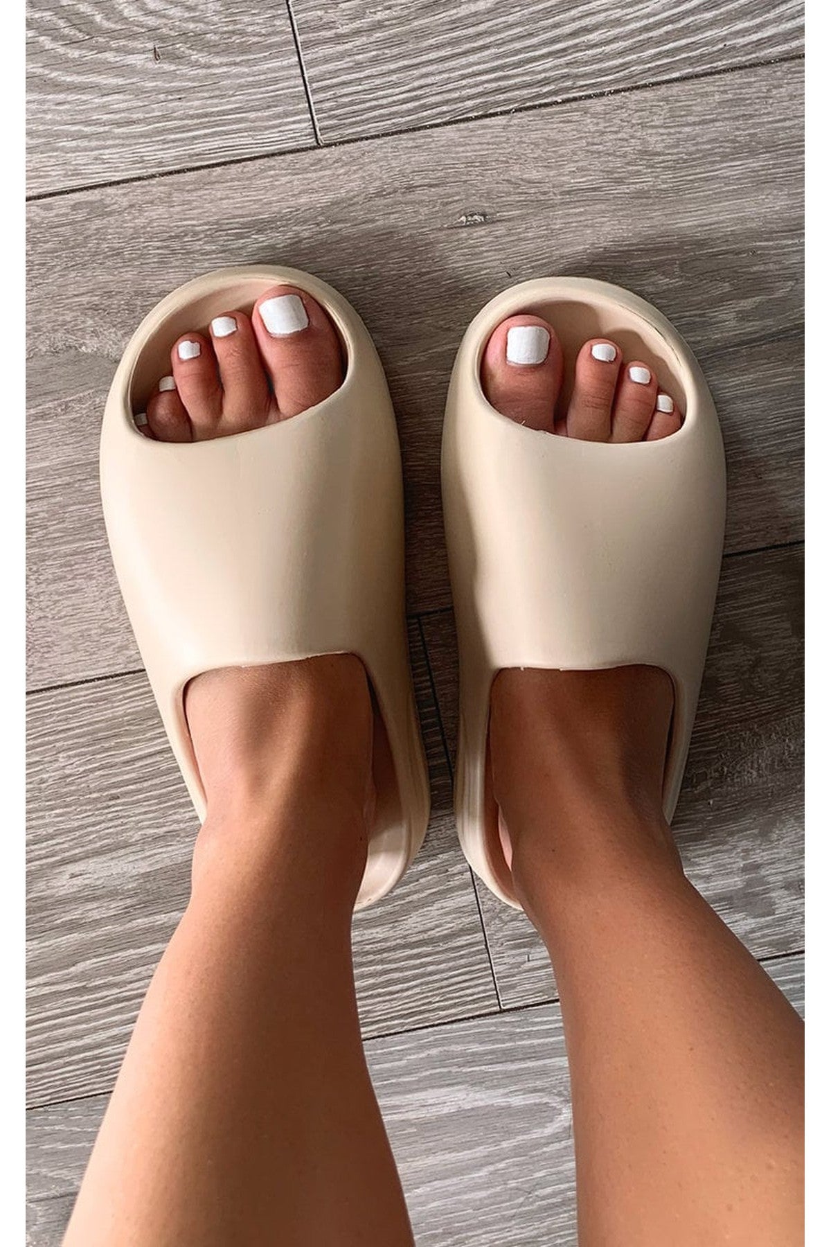 Beige iKrush Beige Lou Slip On Sandals, Image 8 of 8