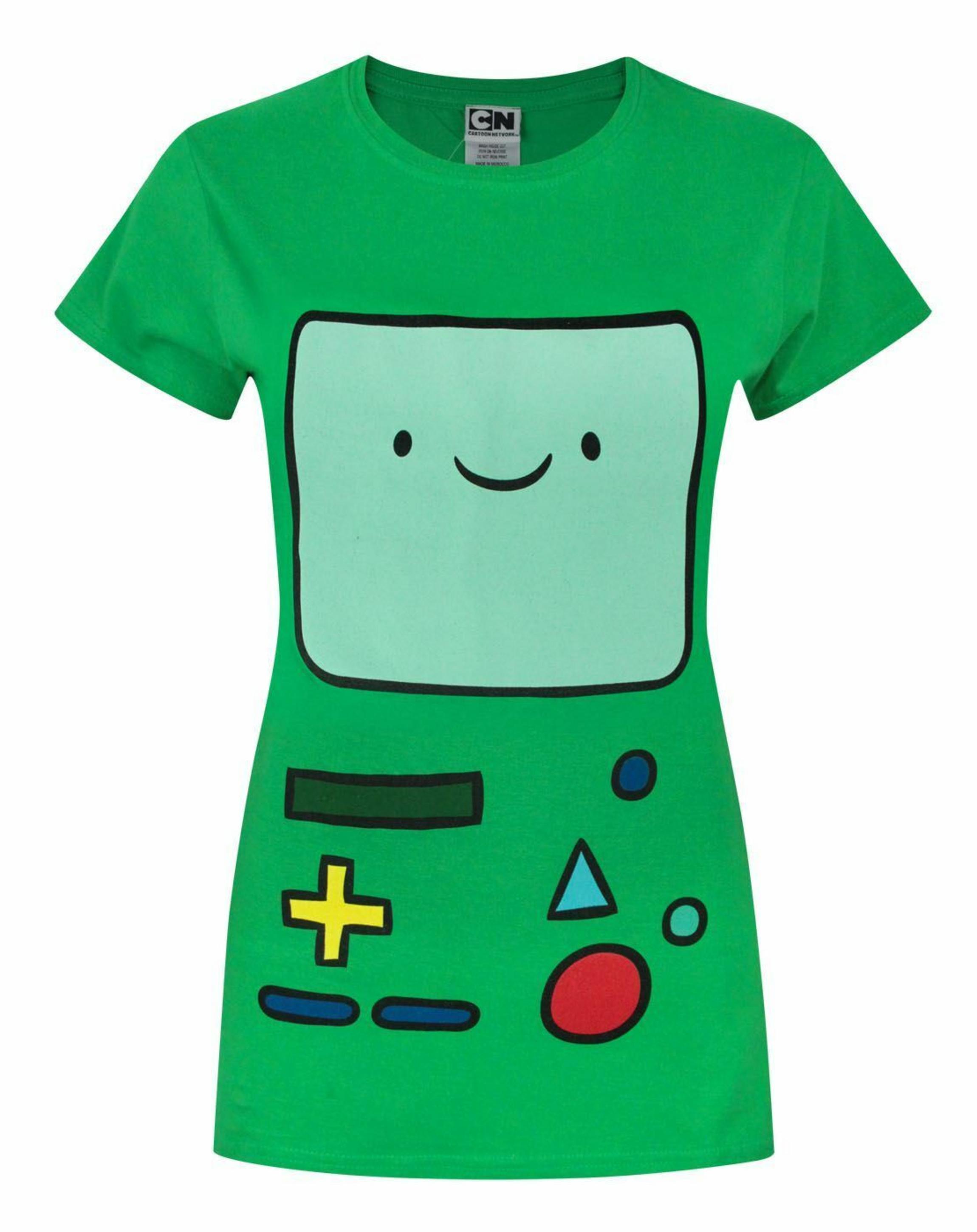 Green Adventure Time BMO Women's T-Shirt, Image 1 of 4