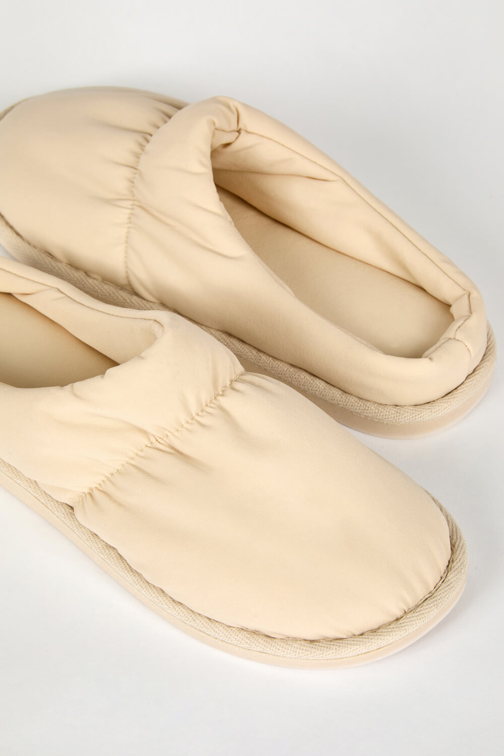 Ivory Padded Mule Slipper, Image 5 of 5