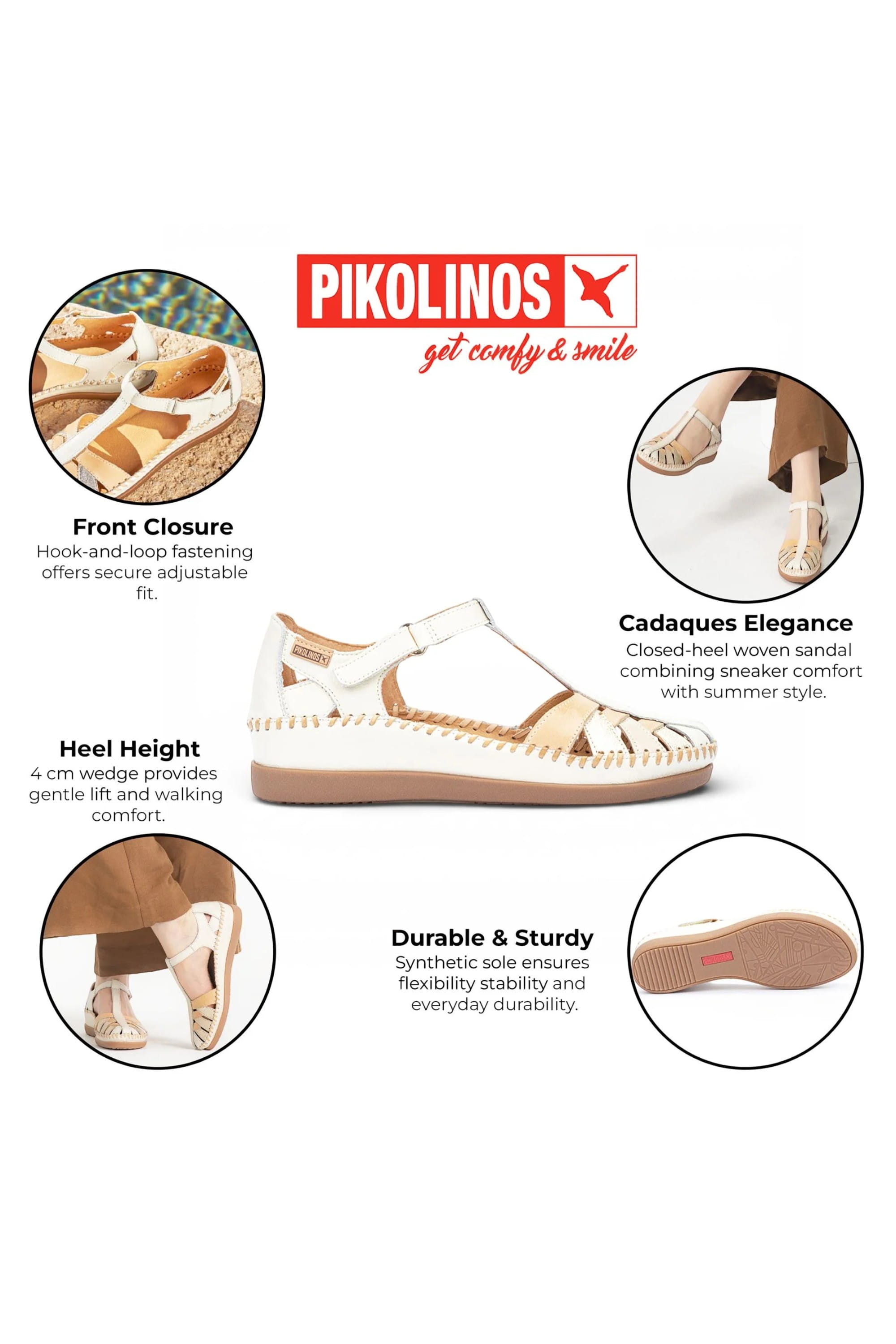 White Womens Soft Semi-Open Sandal-W8K-0705C1, Image 3 of 8