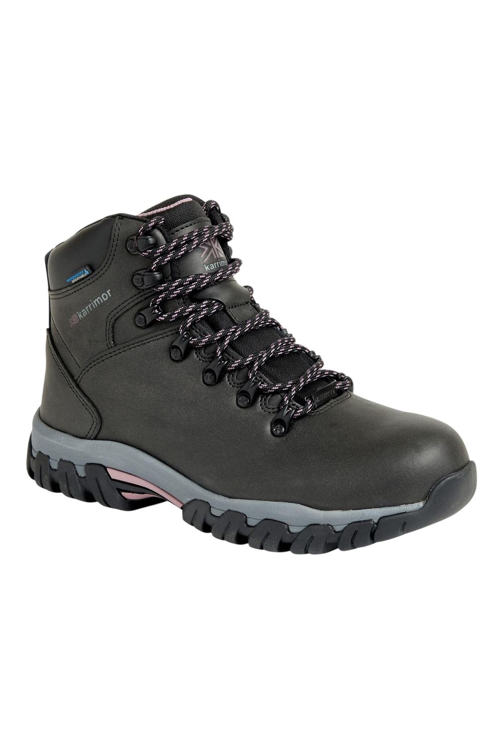 Black Mendip Leather Hiking Boots, Image 1 of 3