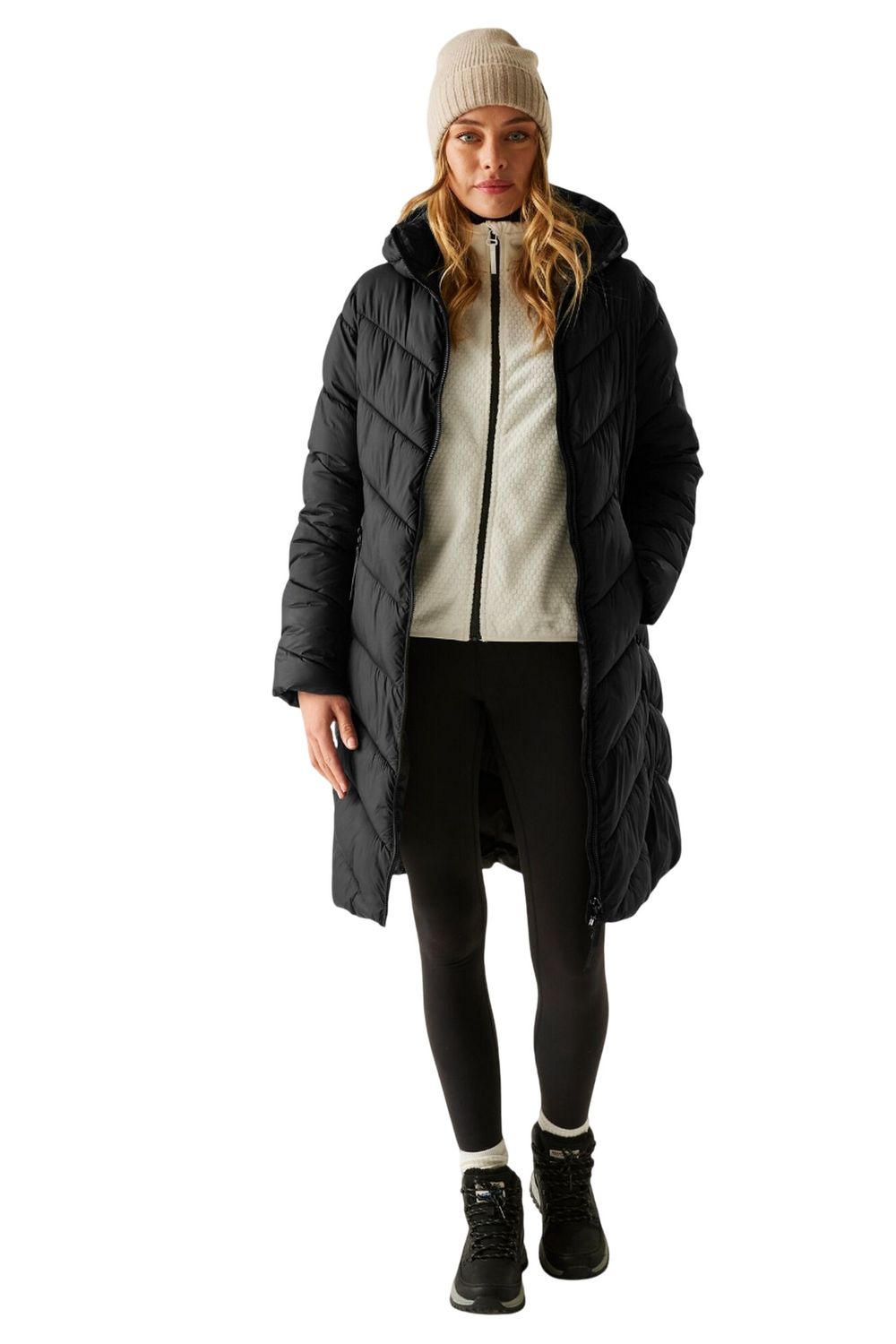 Black Anita Padded Jacket, Image 6 of 6