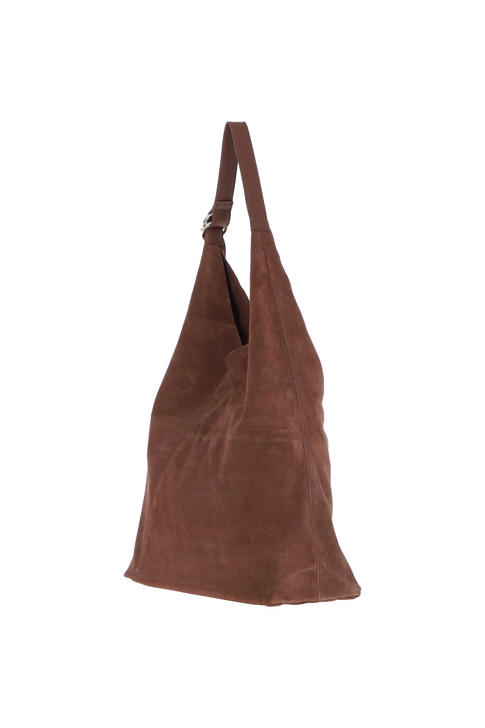 Brown 'Tocco di Lusso' Leather Brown Suede Bag, Image 2 of 3