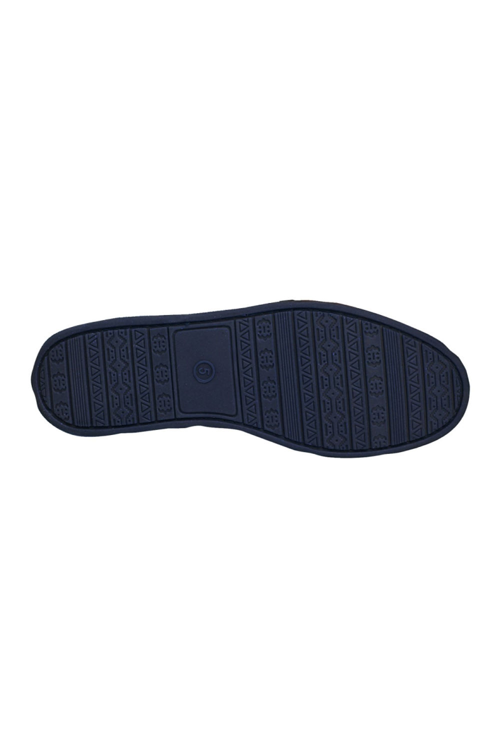 Navy Suede Emily Moccasin Slippers, Image 2 of 2