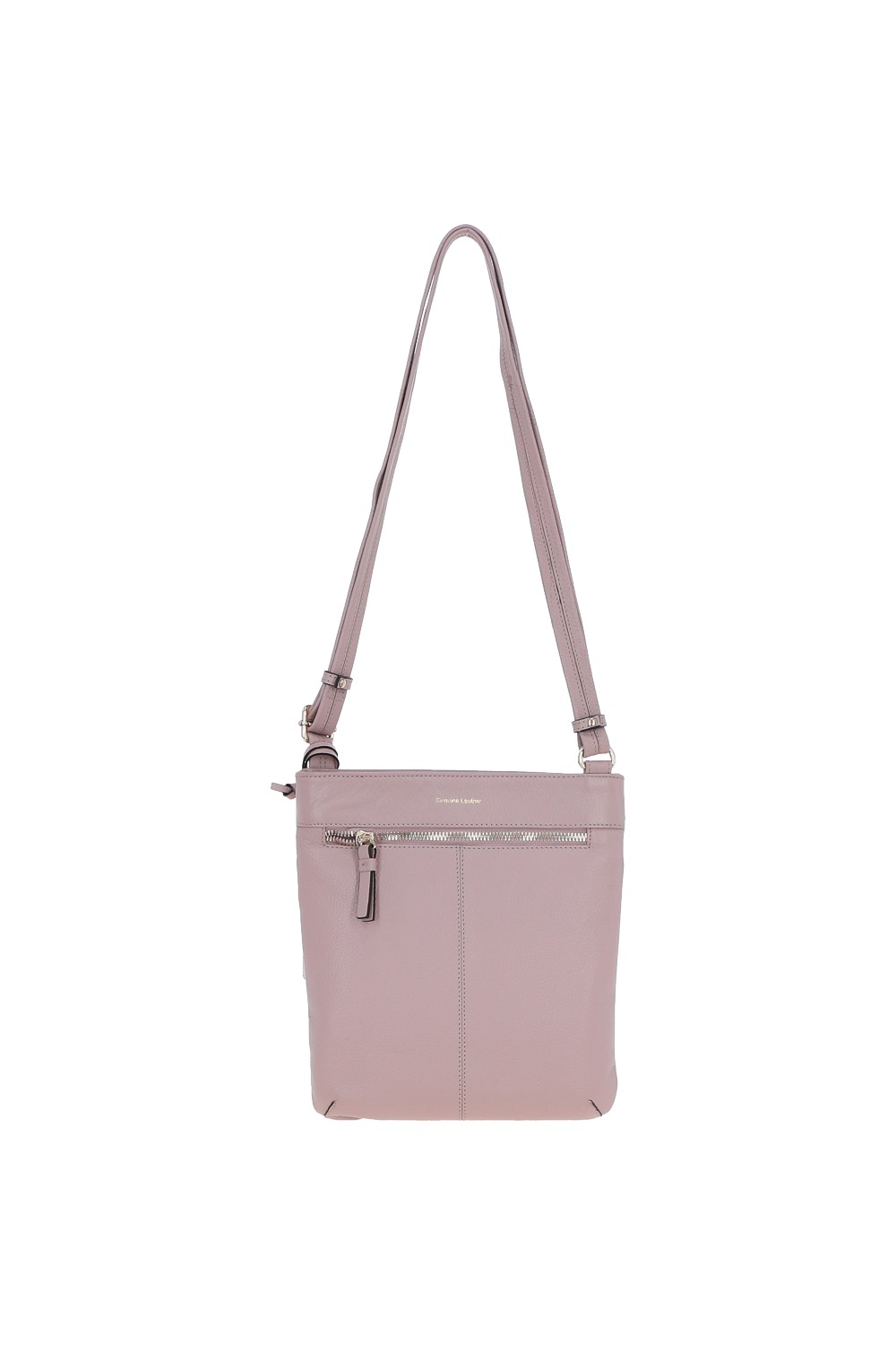 Light Pink Ashwood Leather Light Pink 'Five CB' Real Leather Cross Body Bag, Image 4 of 5
