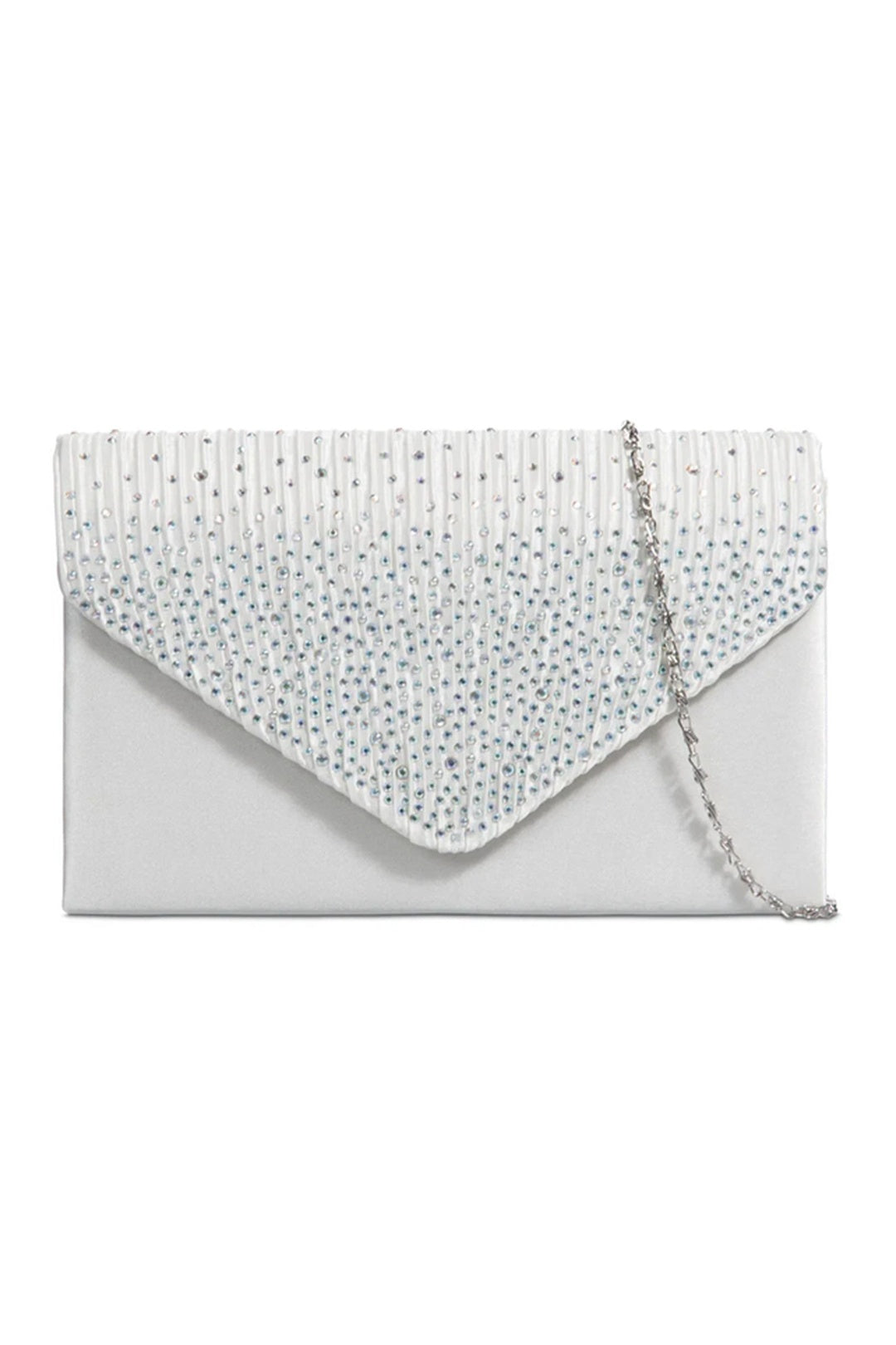 Ivory Diamonte Clutch Bag, Image 1 of 2