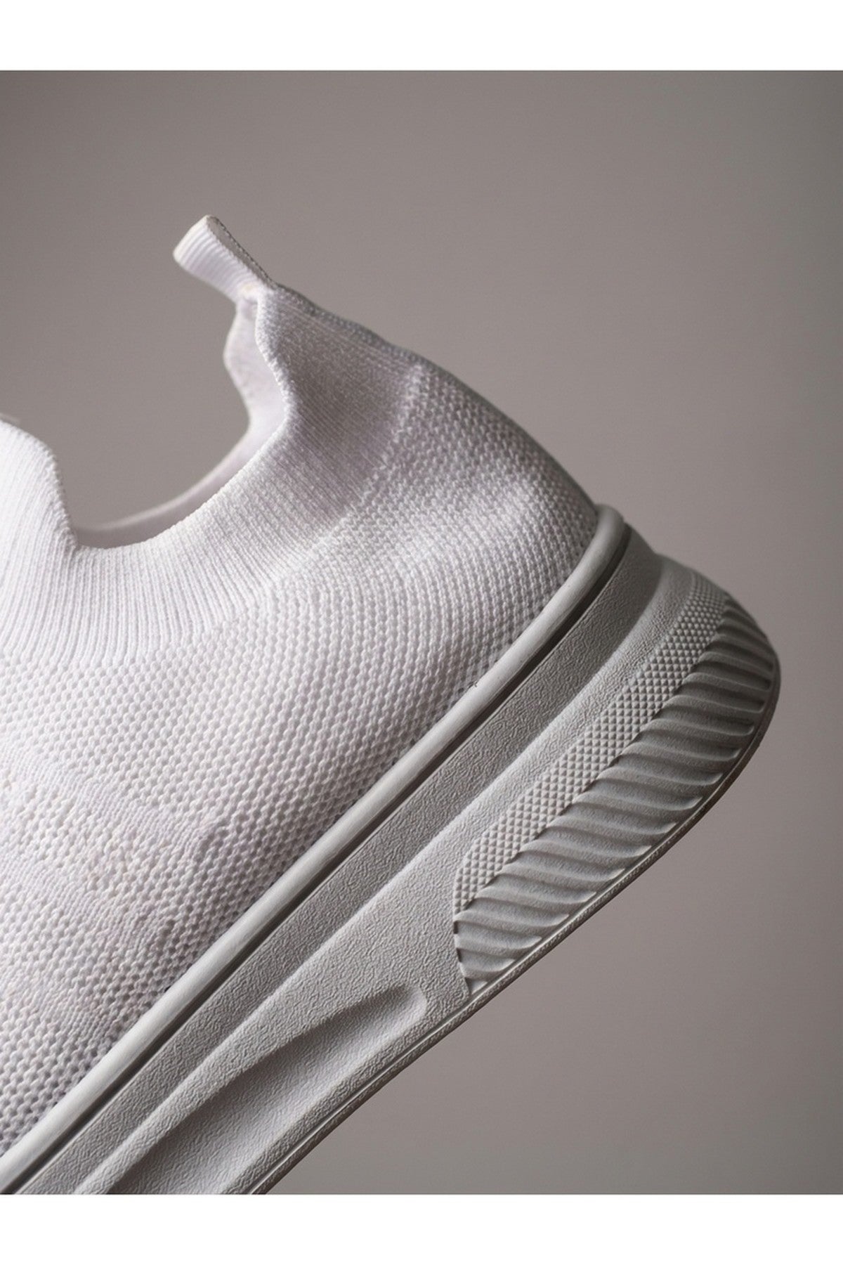 White iKrush White Grace Knit Slip On Trainers, Image 6 of 8