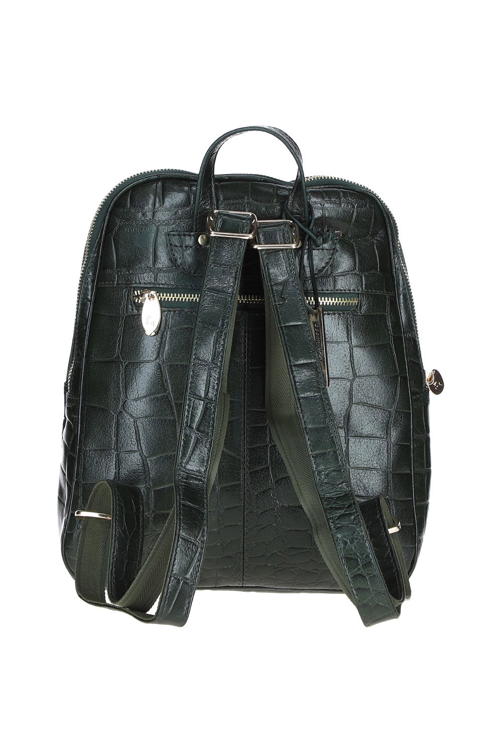 Green 'Camilla' Real Leather Backpack, Image 3 of 4