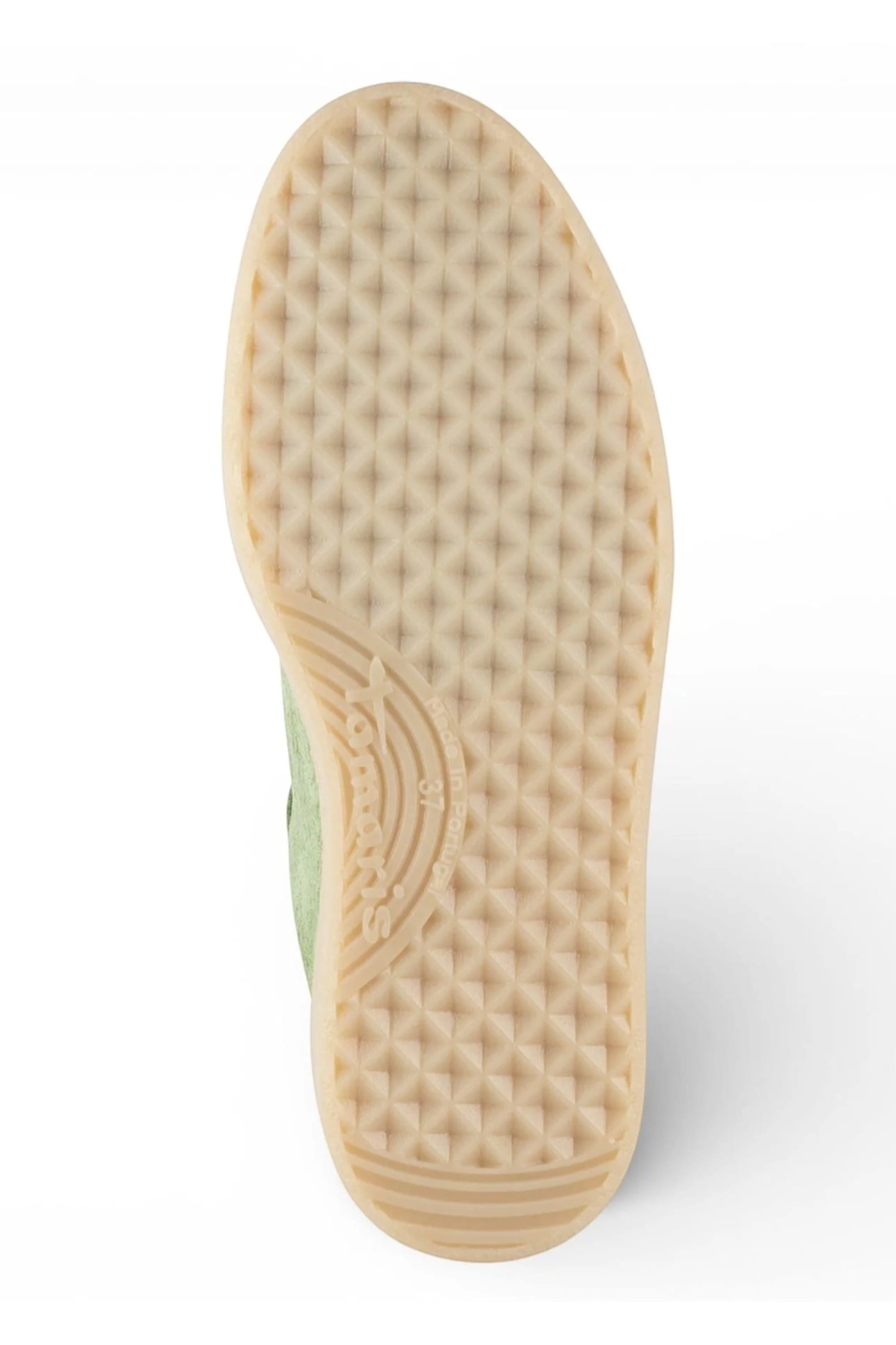 Green Tamaris Green Tamaris Womens Green Neon Stripe Sneaker, Image 4 of 8