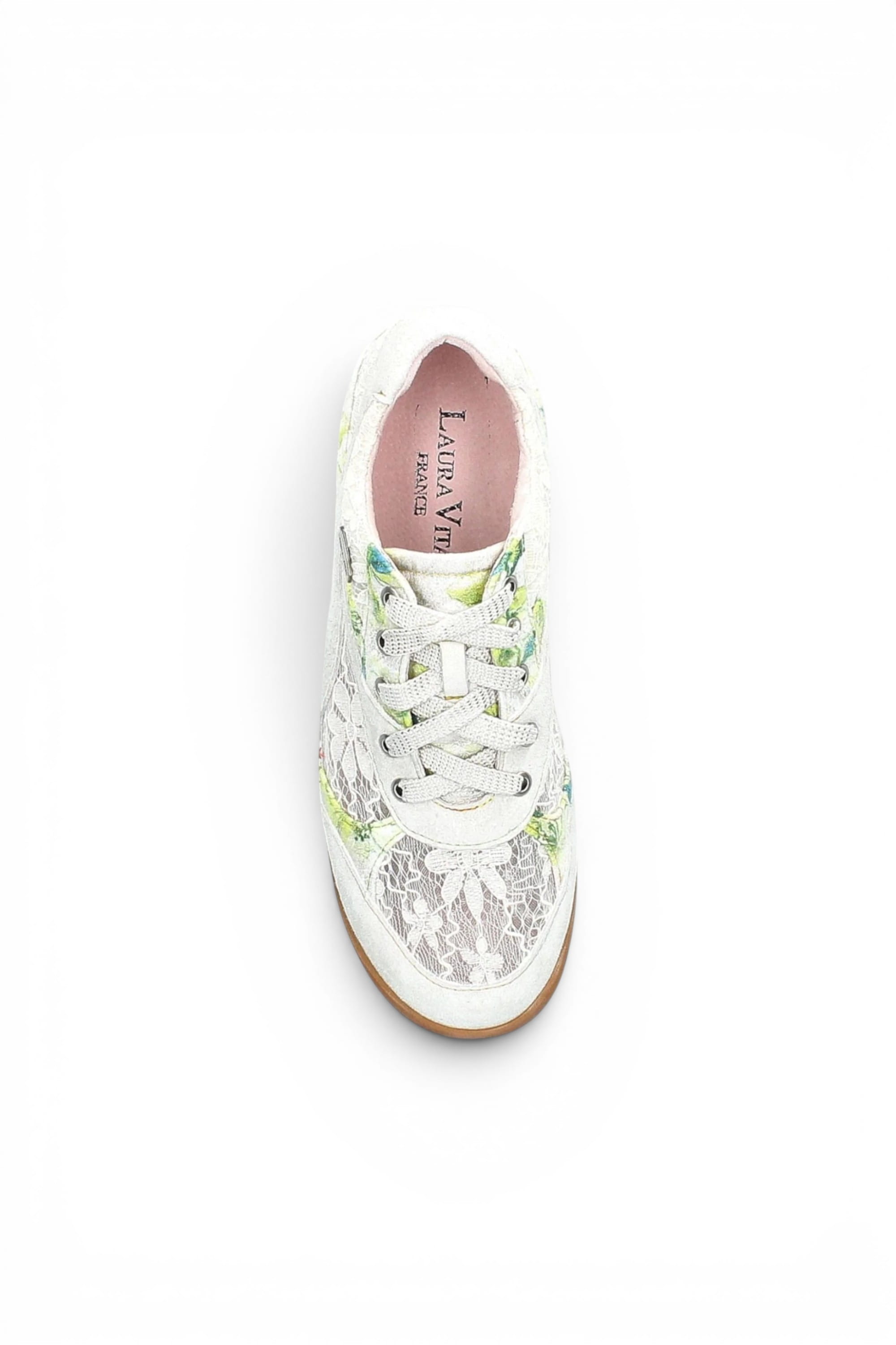 Beige Womens Trainers Sneaker Shoes-TIVANAO-03, Image 7 of 7