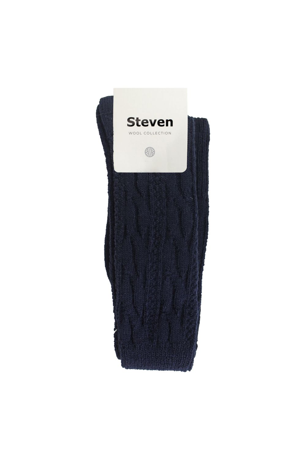 Blue 1 Pack Over The Knee Wool Socks, Image 2 of 5