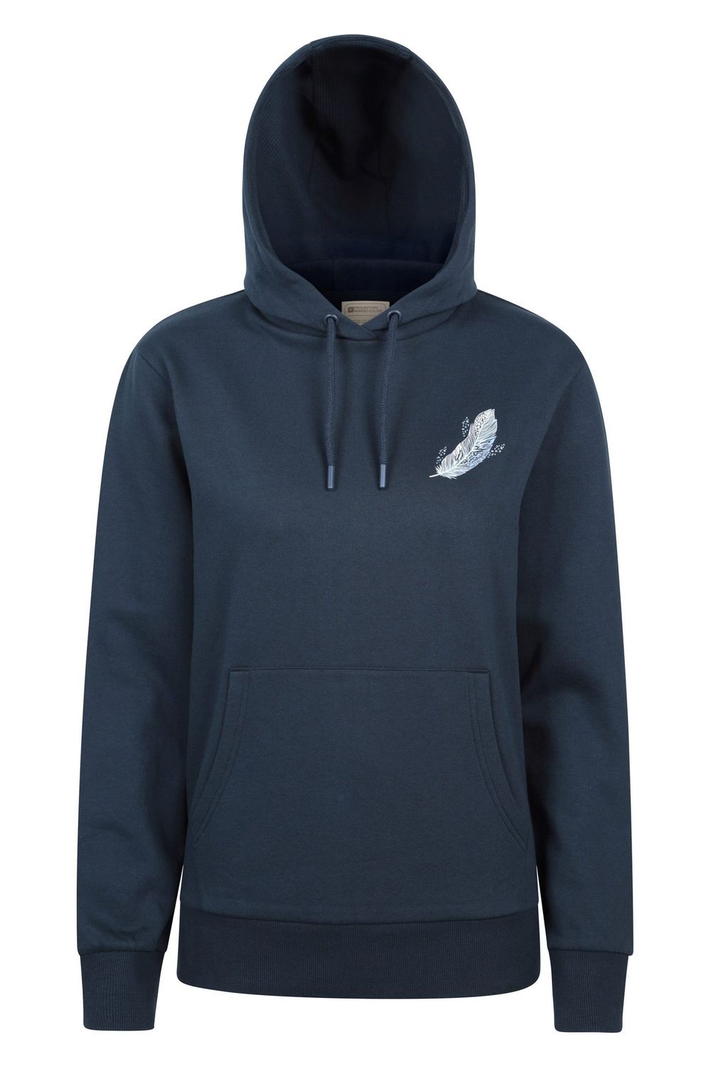 Navy Floating Feather Hoodie, Image 1 of 4