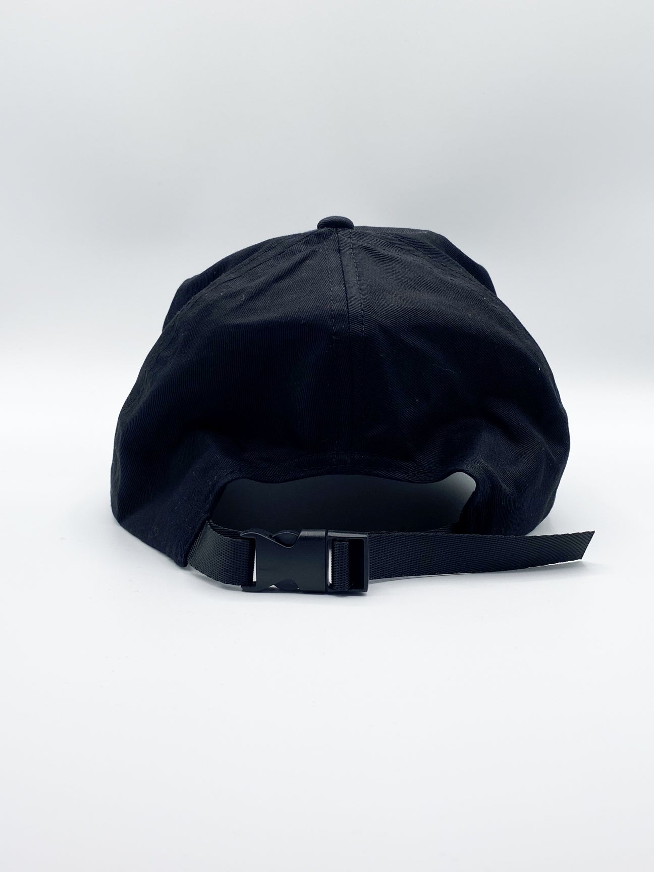 Black SVNX Black Soft Twill 6 Panel Cap, Image 2 of 2