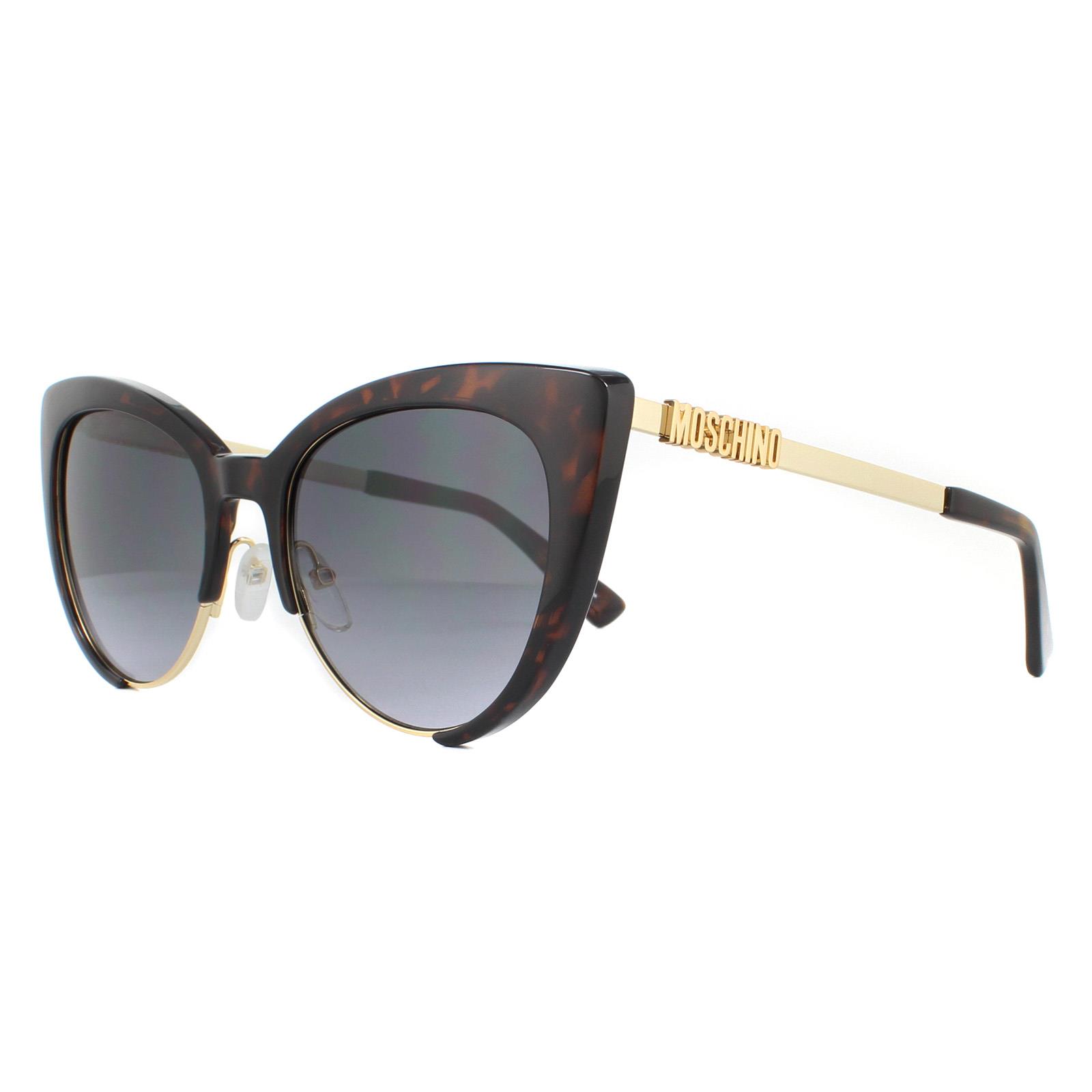 Brown Cat Eye Dark Havana Dark Grey Gradient Sunglasses, Image 2 of 4