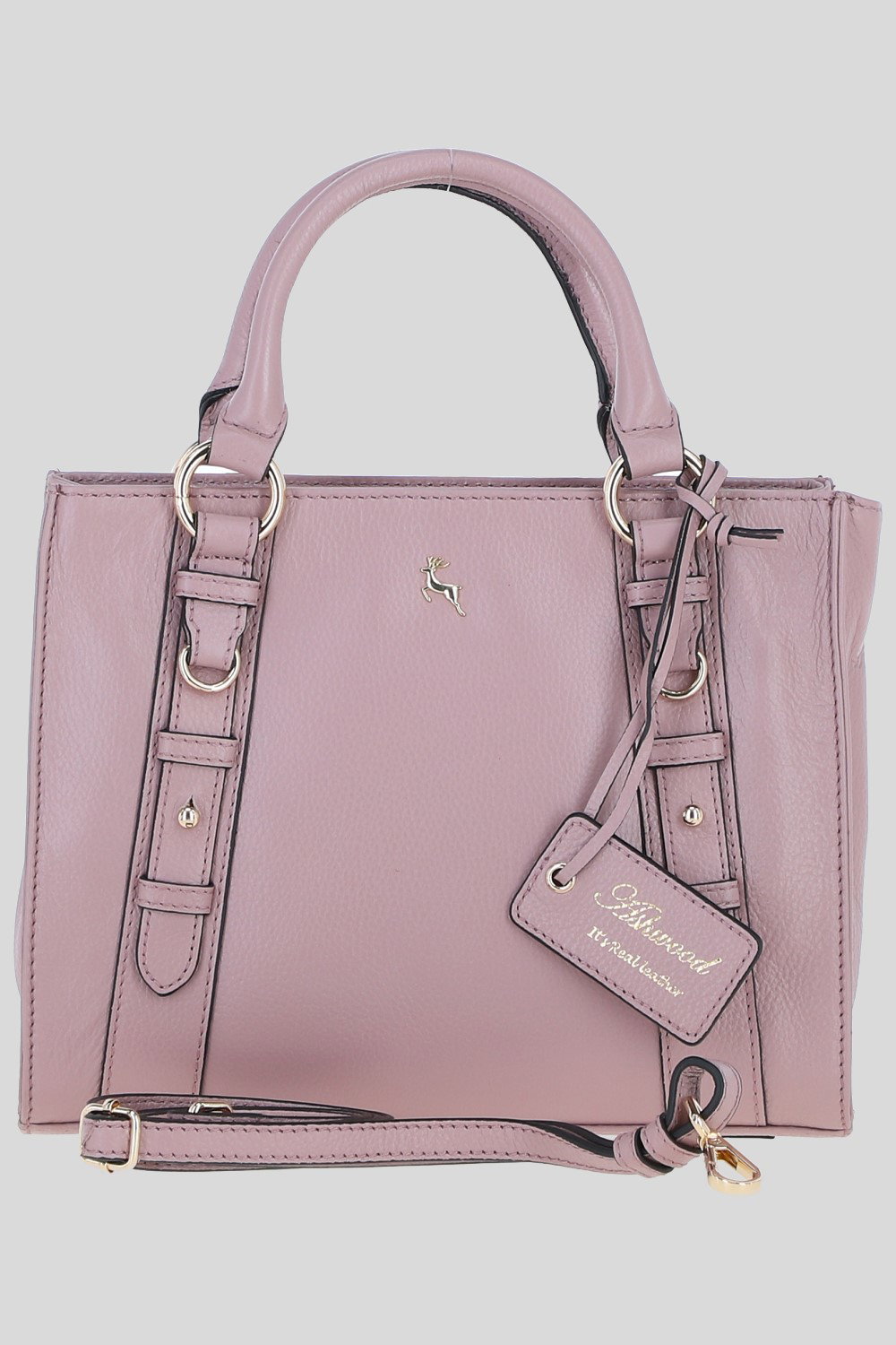 Rose 'Virella' Real Leather Handbag, Image 1 of 4