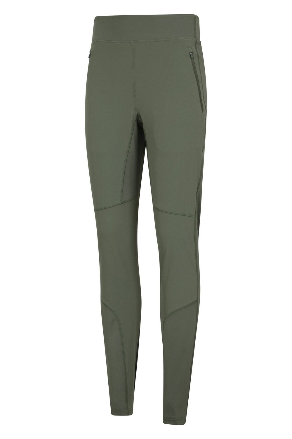 Khaki Etna Water Resistant Leggings, Image 3 of 3