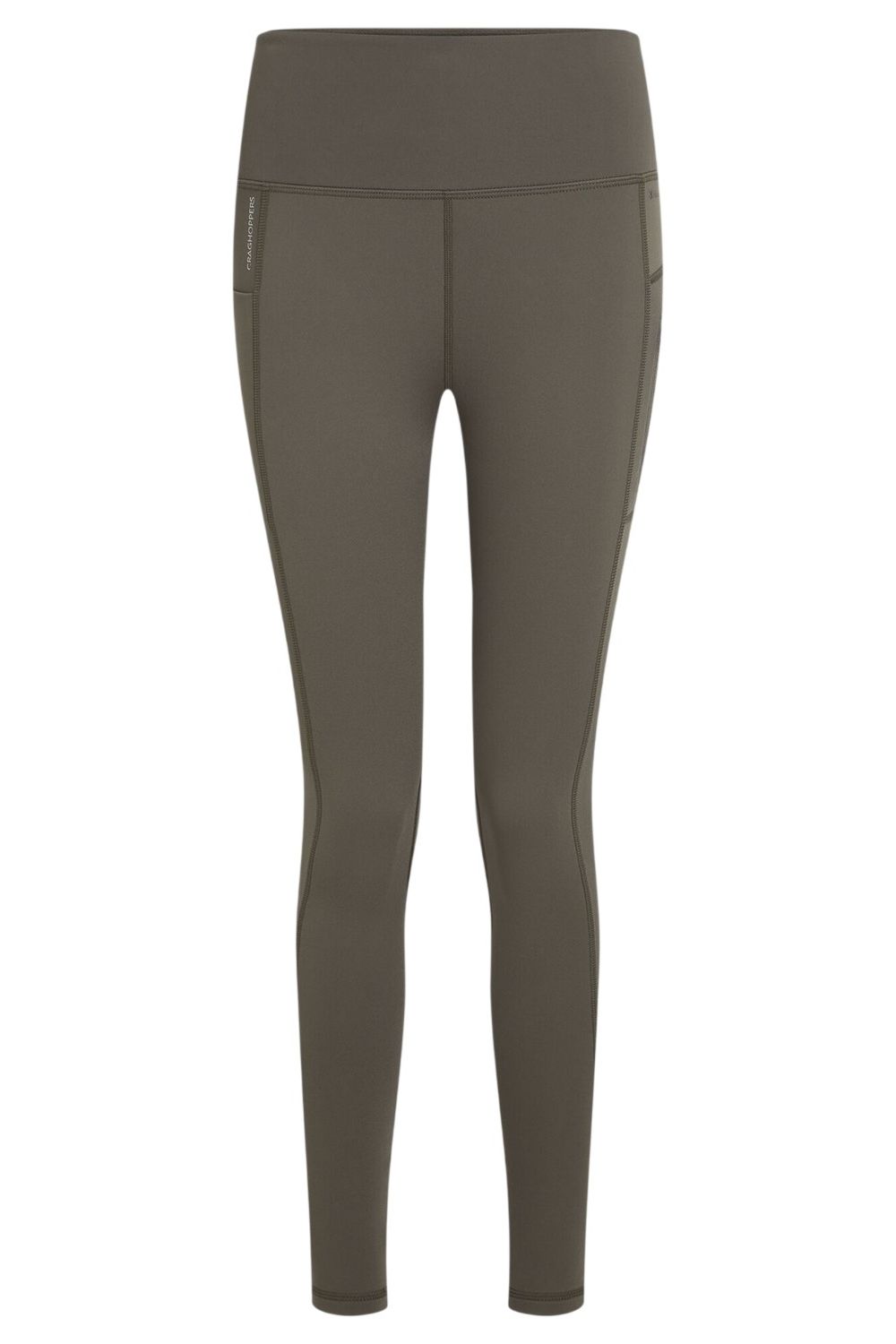 Dark Green Kiwi Pro Plain Leggings, Image 1 of 3