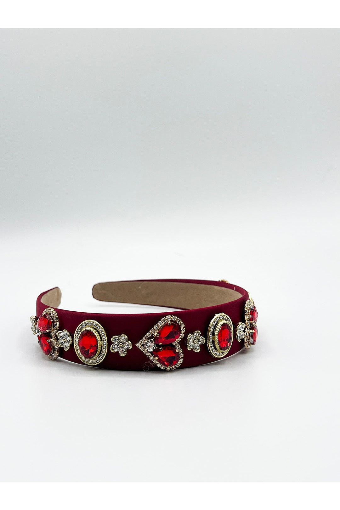 Red Heart Embellished Headband, Image 4 of 5