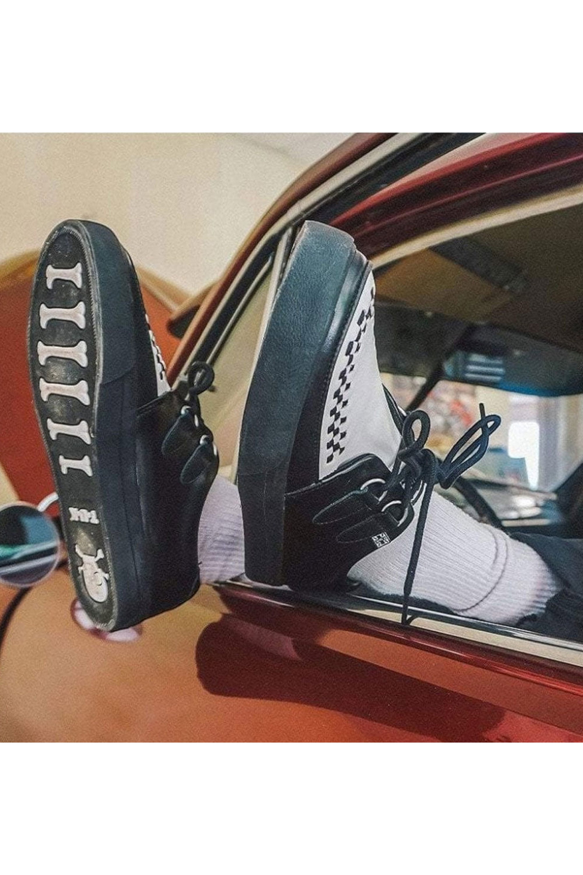 Multi TUK Footwear Multi Pointed Creeper Sneaker Leather Shoes, Image 6 of 7
