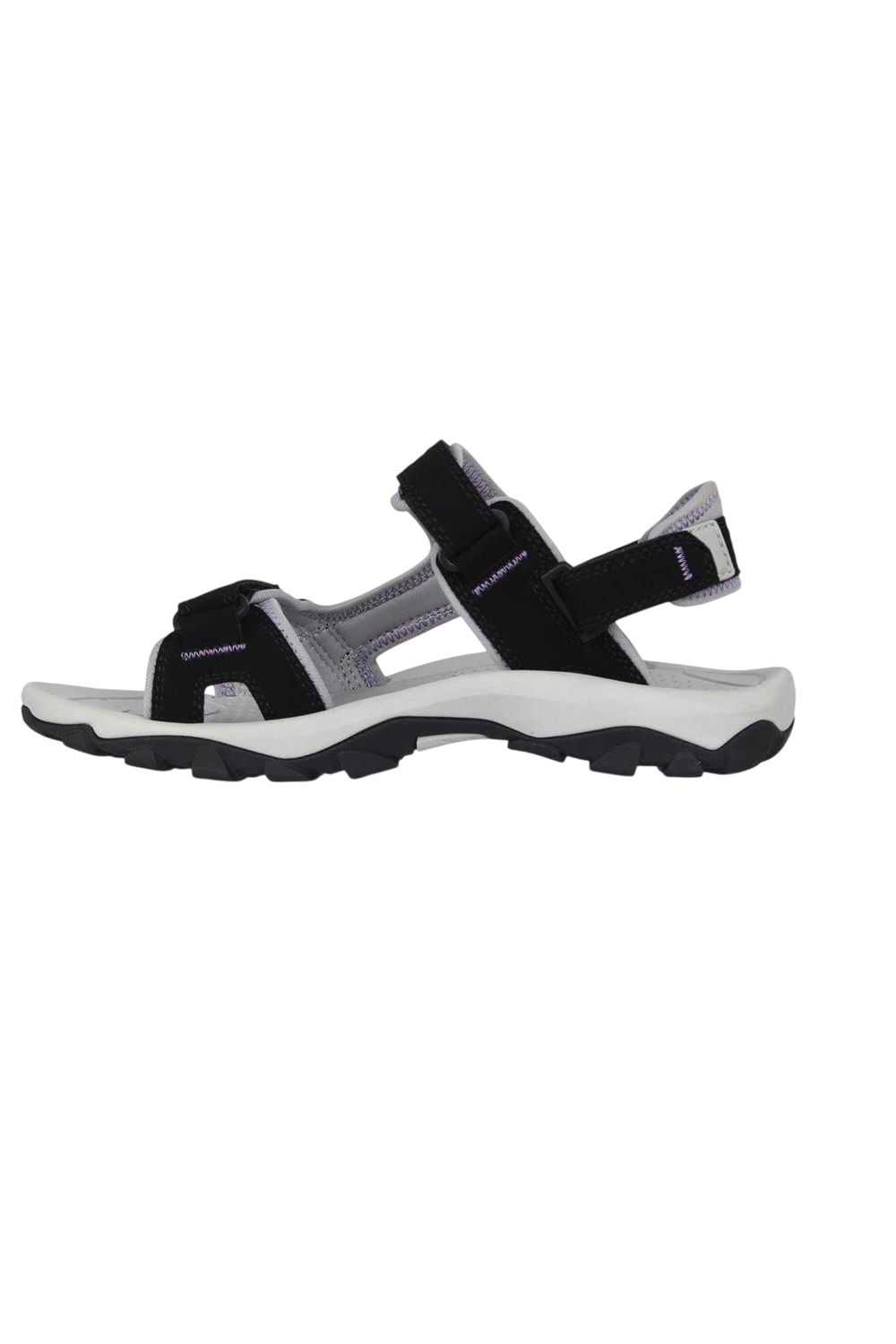 Black Antibes Walking Sandals, Image 3 of 5