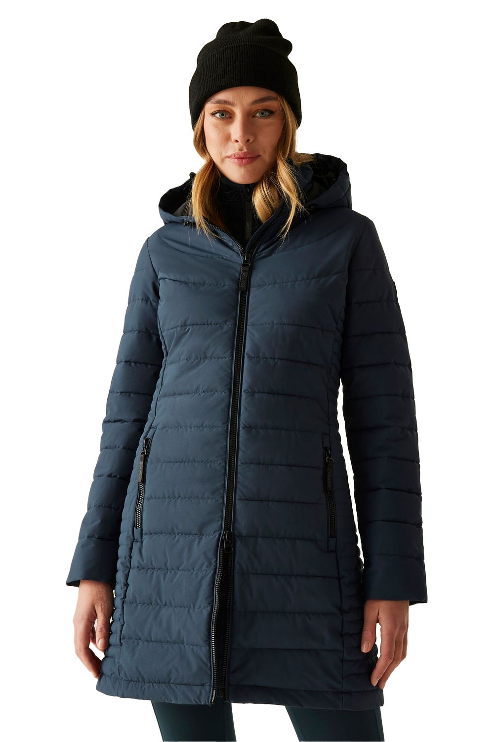 Navy Regatta Navy Andria Padded Jacket, Image 4 of 5