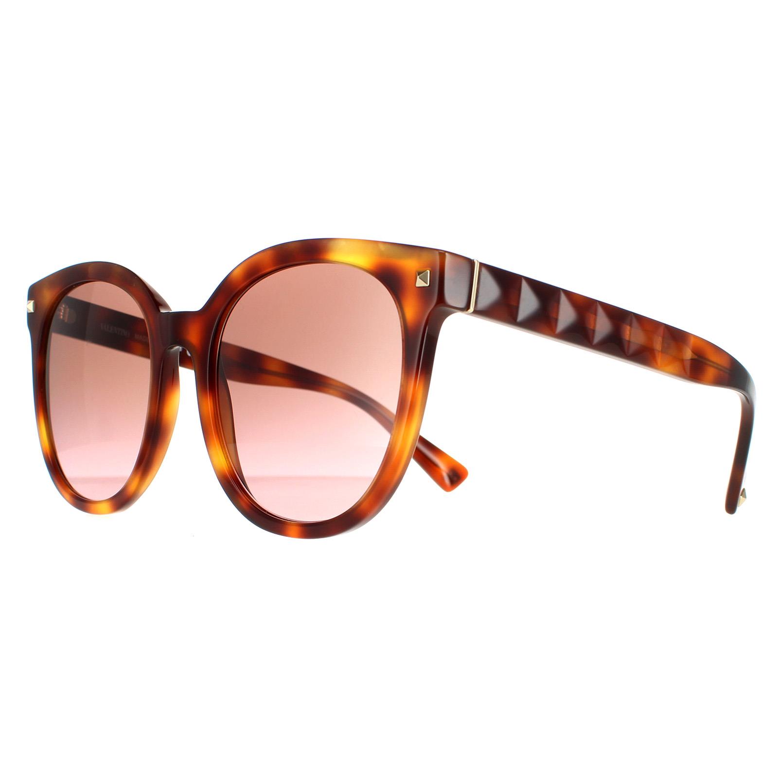 Brown Round Havana Violet to Brown Gradient VA4083, Image 2 of 4