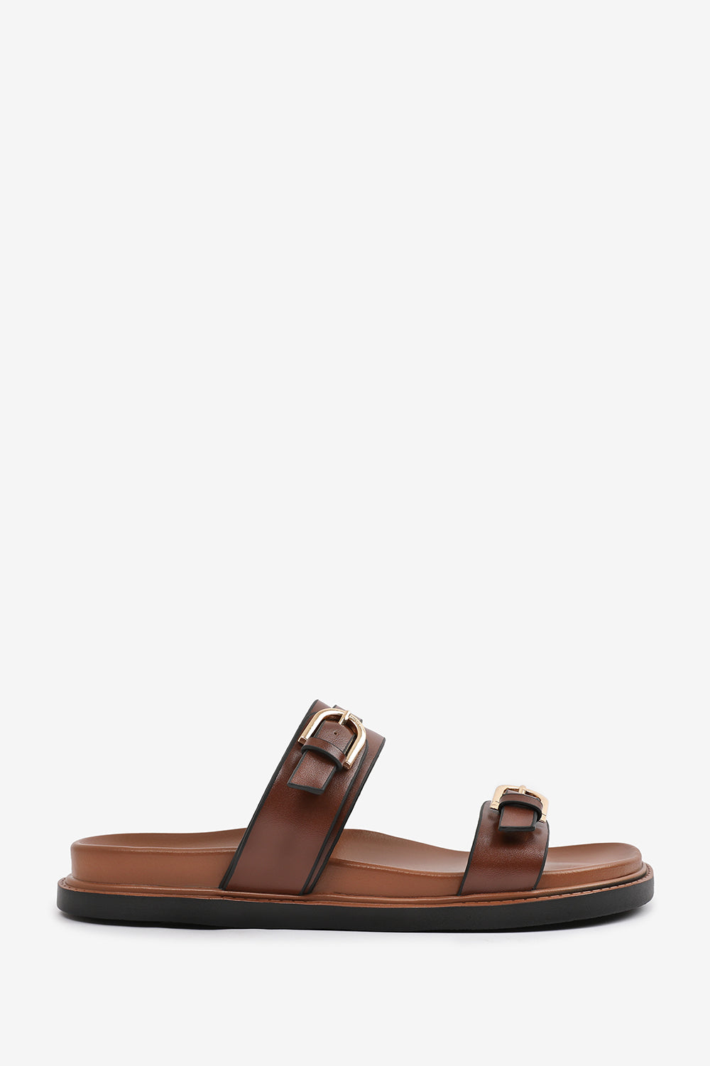 'Abril' Flatform Sandal Double Buckle Strap, Image 2 of 5