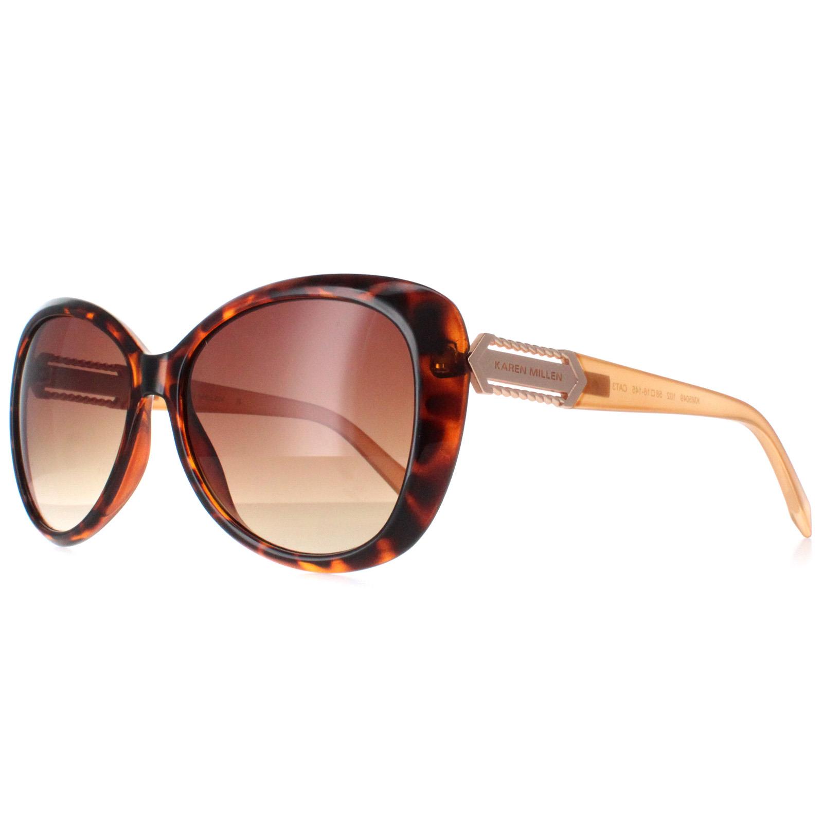 Brown Karen Millen Brown Butterfly Dark Tortoise Brown Gradient KM5049, Image 2 of 4