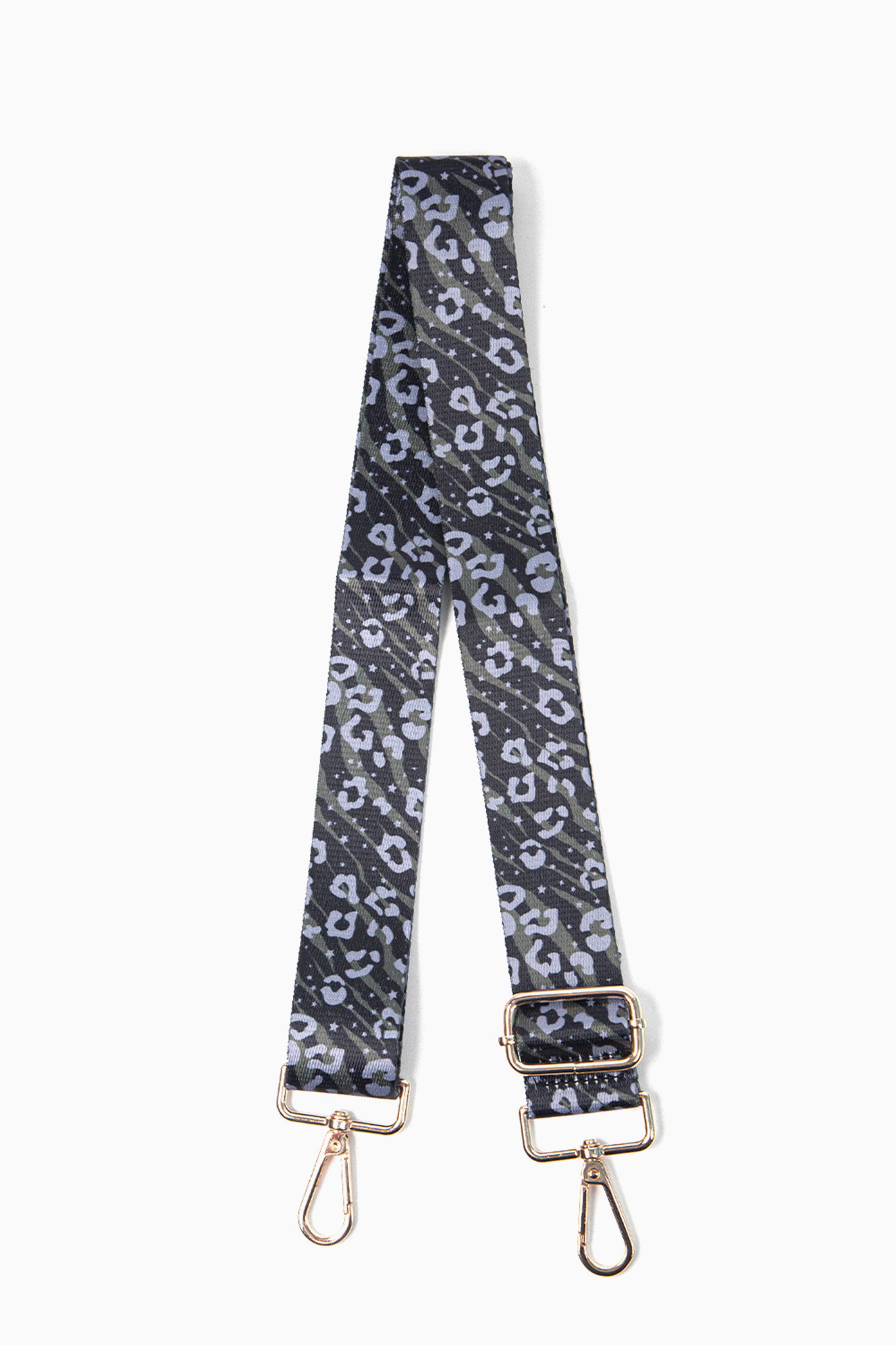 Khaki Stars Animal Print Bag Strap, Image 1 of 3