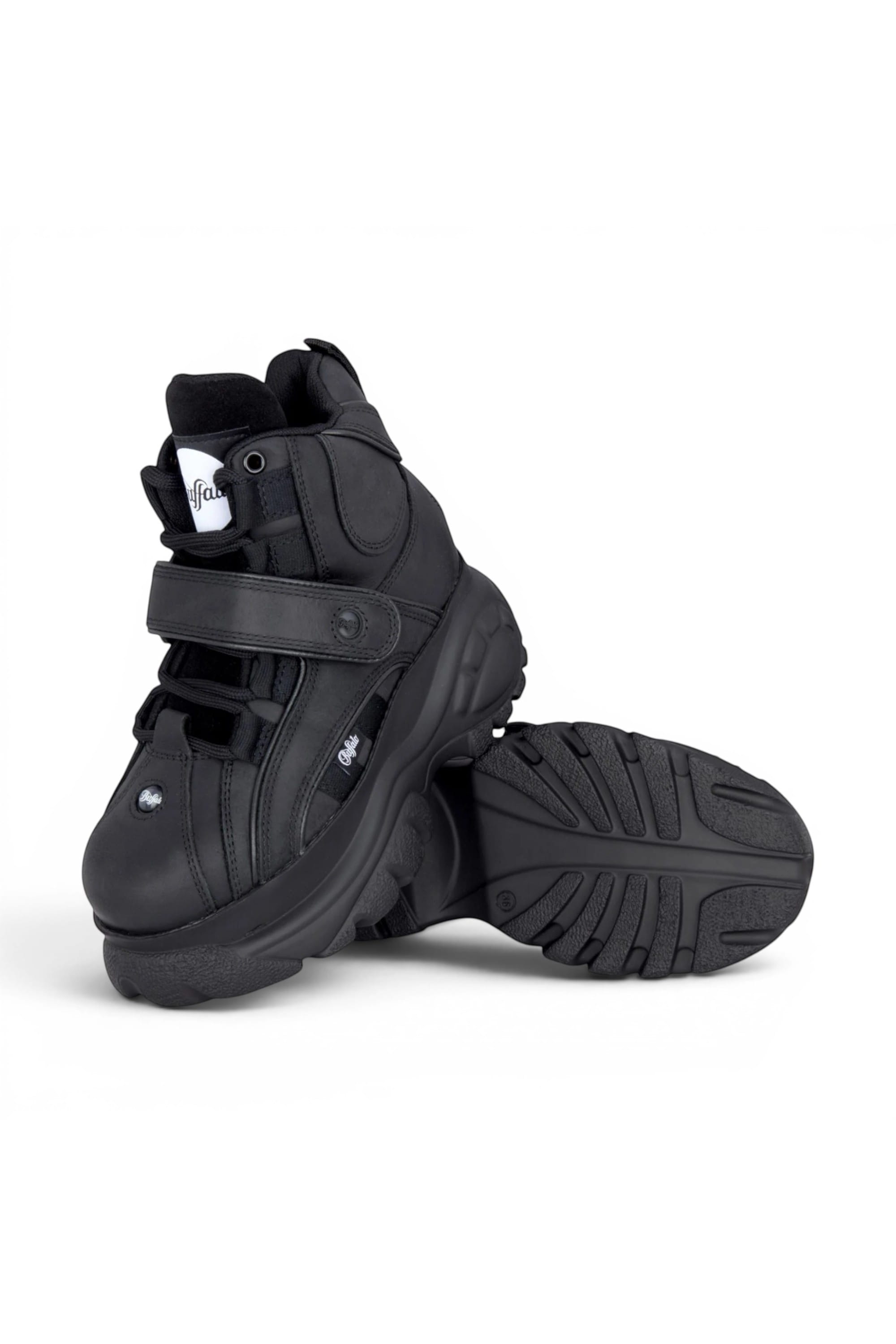 Black Womens High Ankle Boots-1348-14 2.0, Image 4 of 6