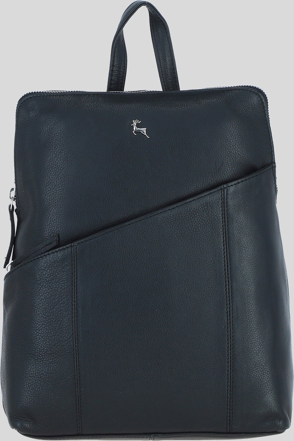 Black Ashwood Leather Black 'Westminster' Real Leather Backpack, Image 1 of 4