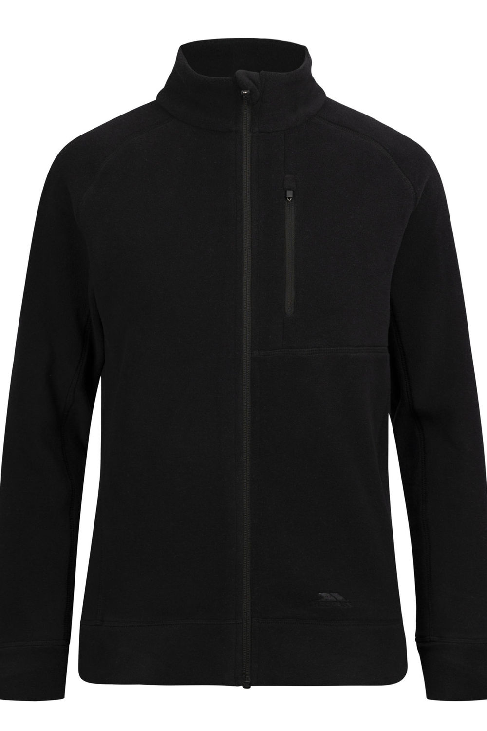 Black Trespass Black Script AT200 Fleece Jacket, Image 1 of 2
