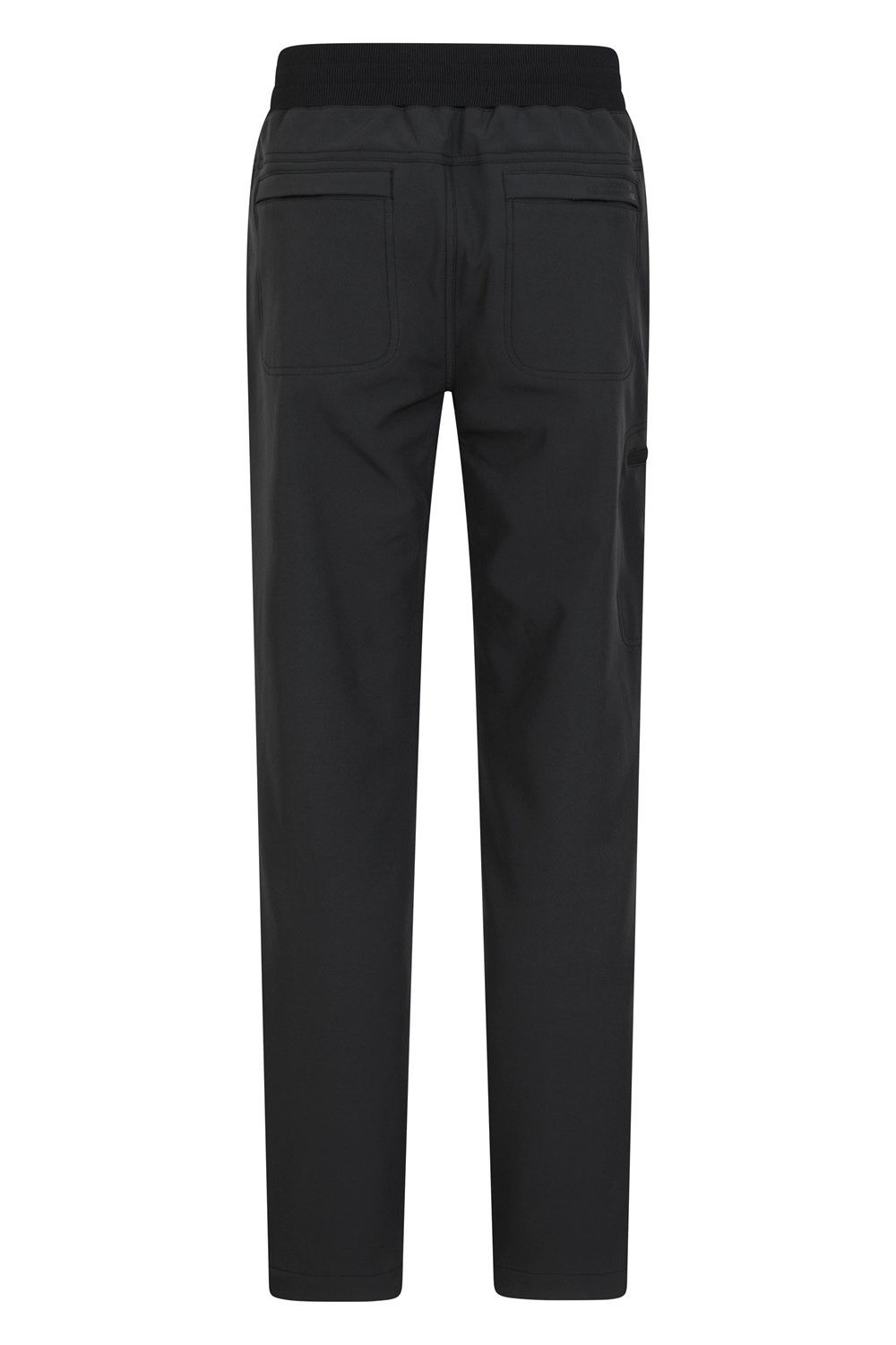 Black Adventure Water Resistant Hiking Trousers, Image 2 of 4