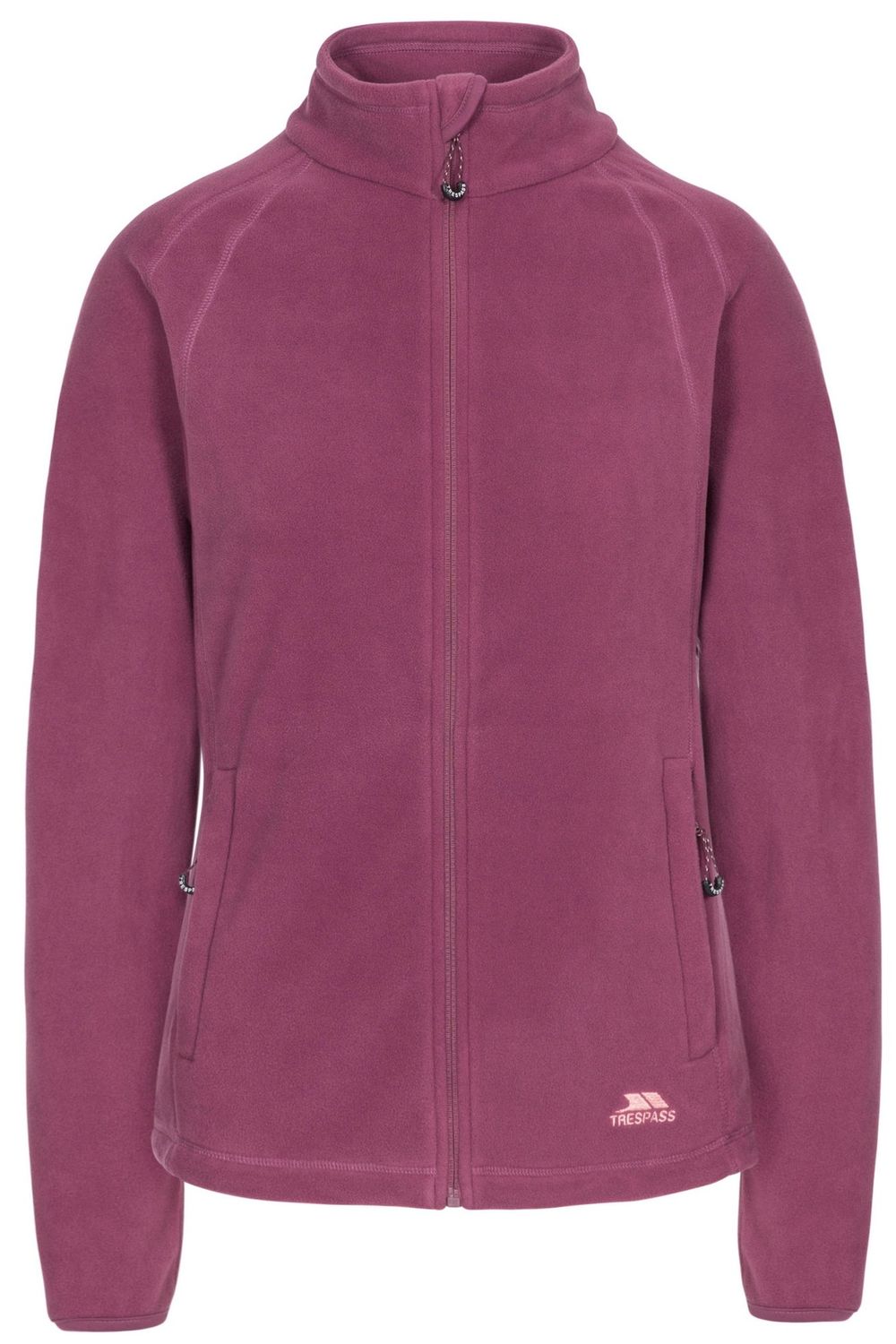 Mauve Trespass Mauve Nonstop Fleece Jacket, Image 1 of 5