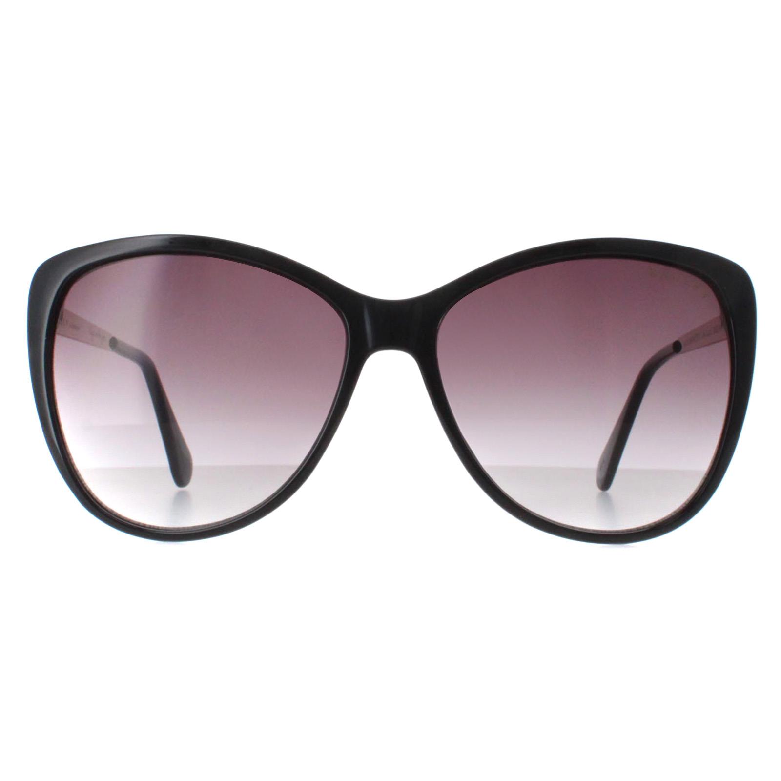 Black Cat Eye Glossy Black Purple Gwyneth, Image 1 of 4