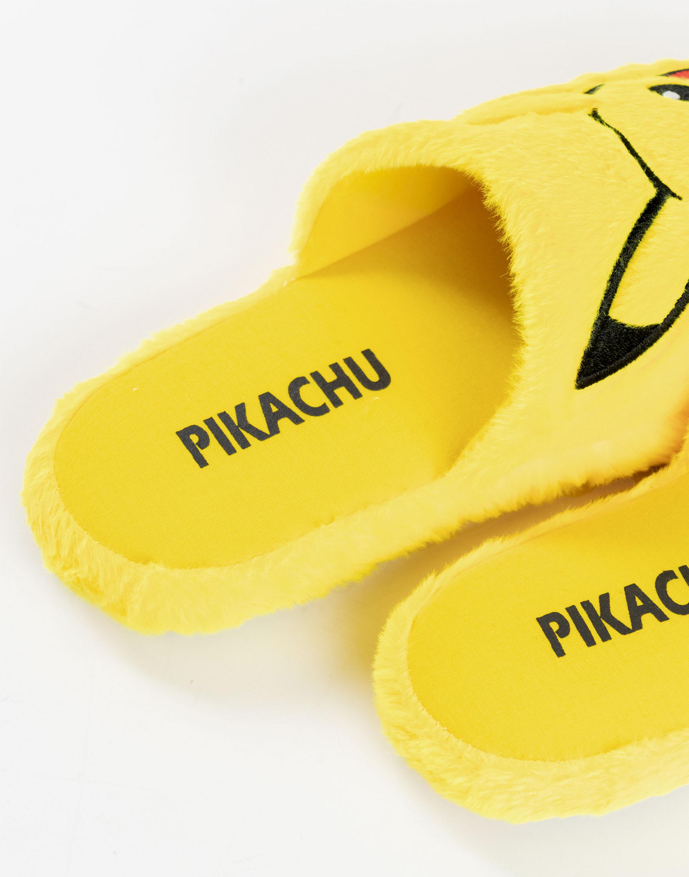 Yellow Pokemon Pikachu UK Slippers, Image 2 of 6