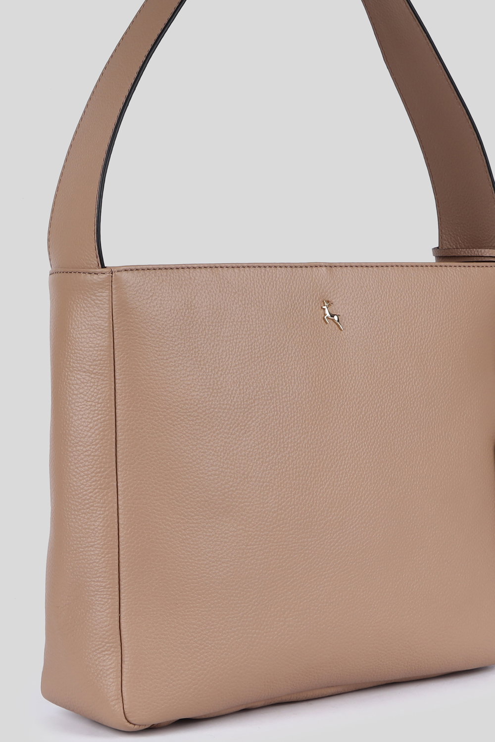 Beige Ashwood Leather Beige 'Capolavoro Veneziano' Real Leather Hobo Shoulder Bag, Image 2 of 4