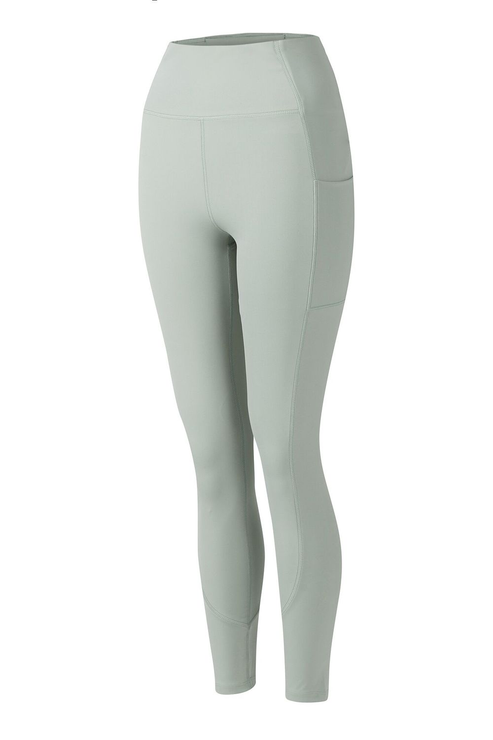 Pale Green Don´t Sweat It Plain Leggings, Image 3 of 3