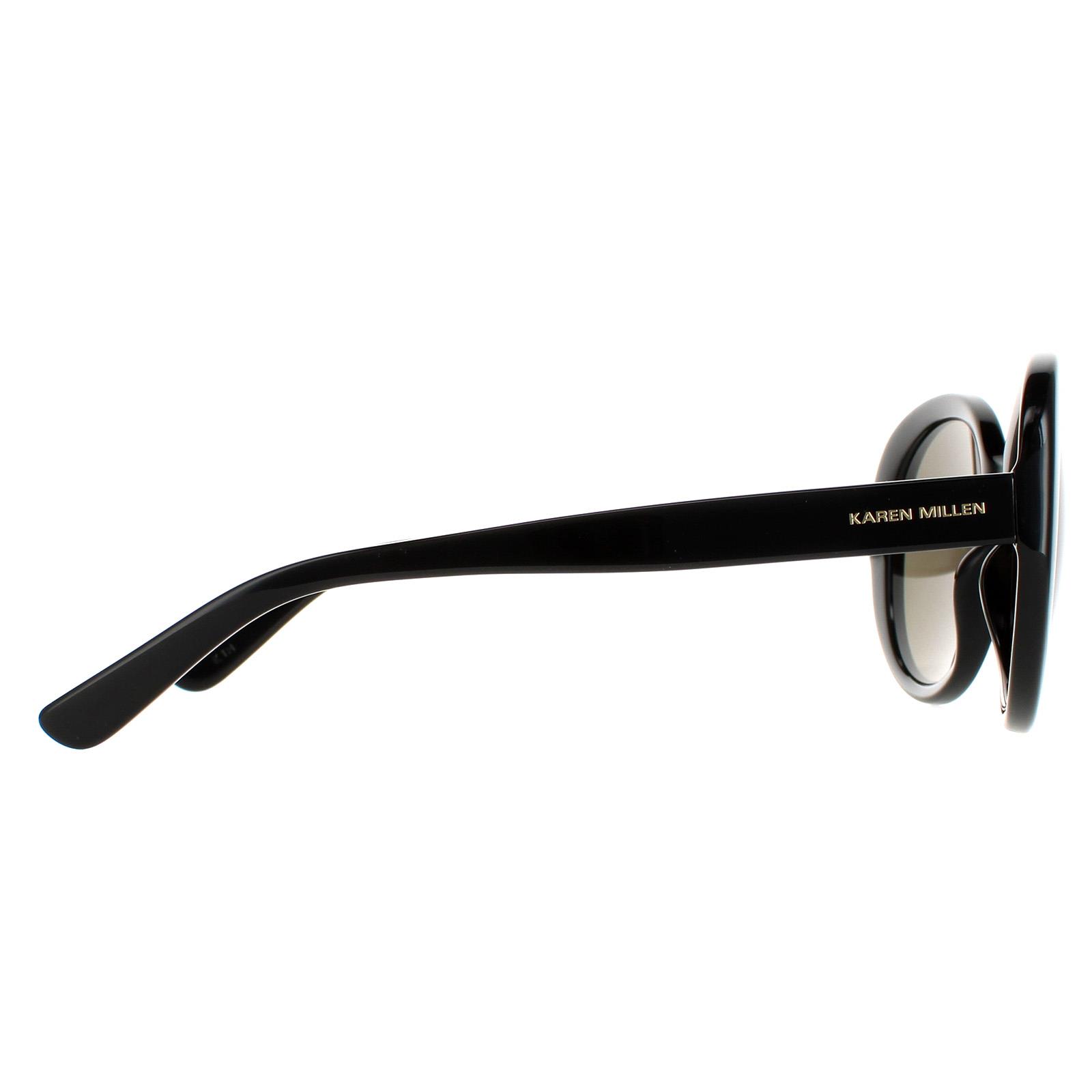 Black Karen Millen Black Oval Black Grey KM5051, Image 4 of 4