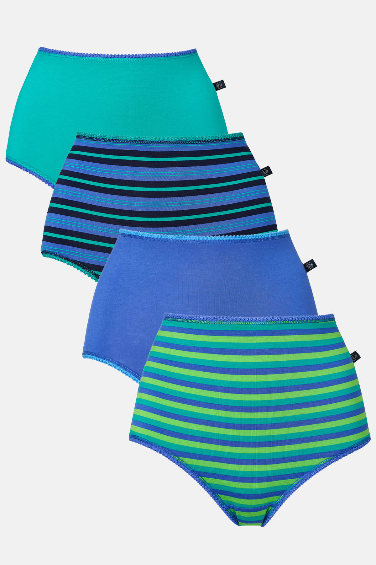 Multi Pack Of Four "Perfect Day" Bamboo Full Briefs